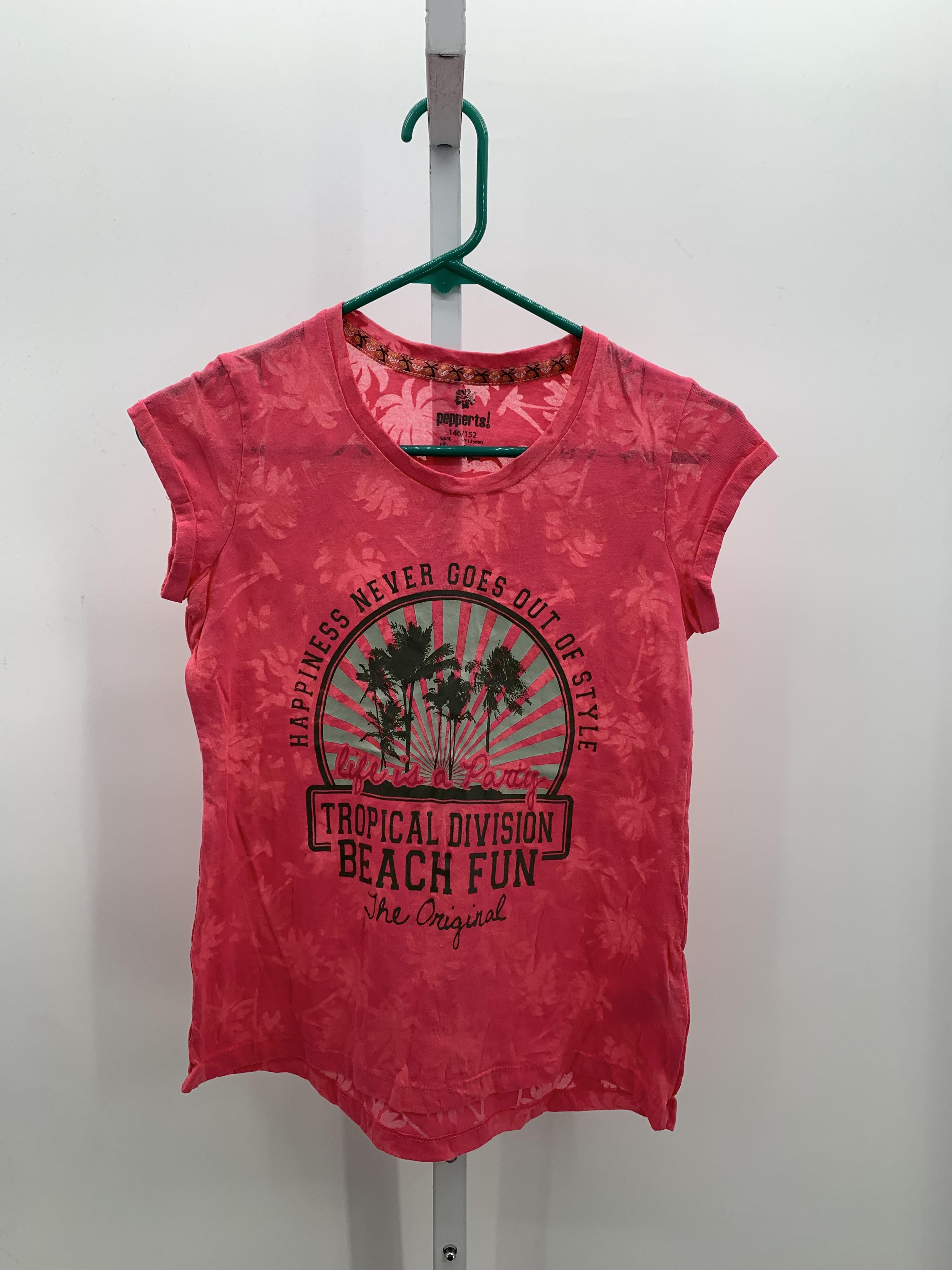 Size 10-12 Girls Short Sleeve Shirt