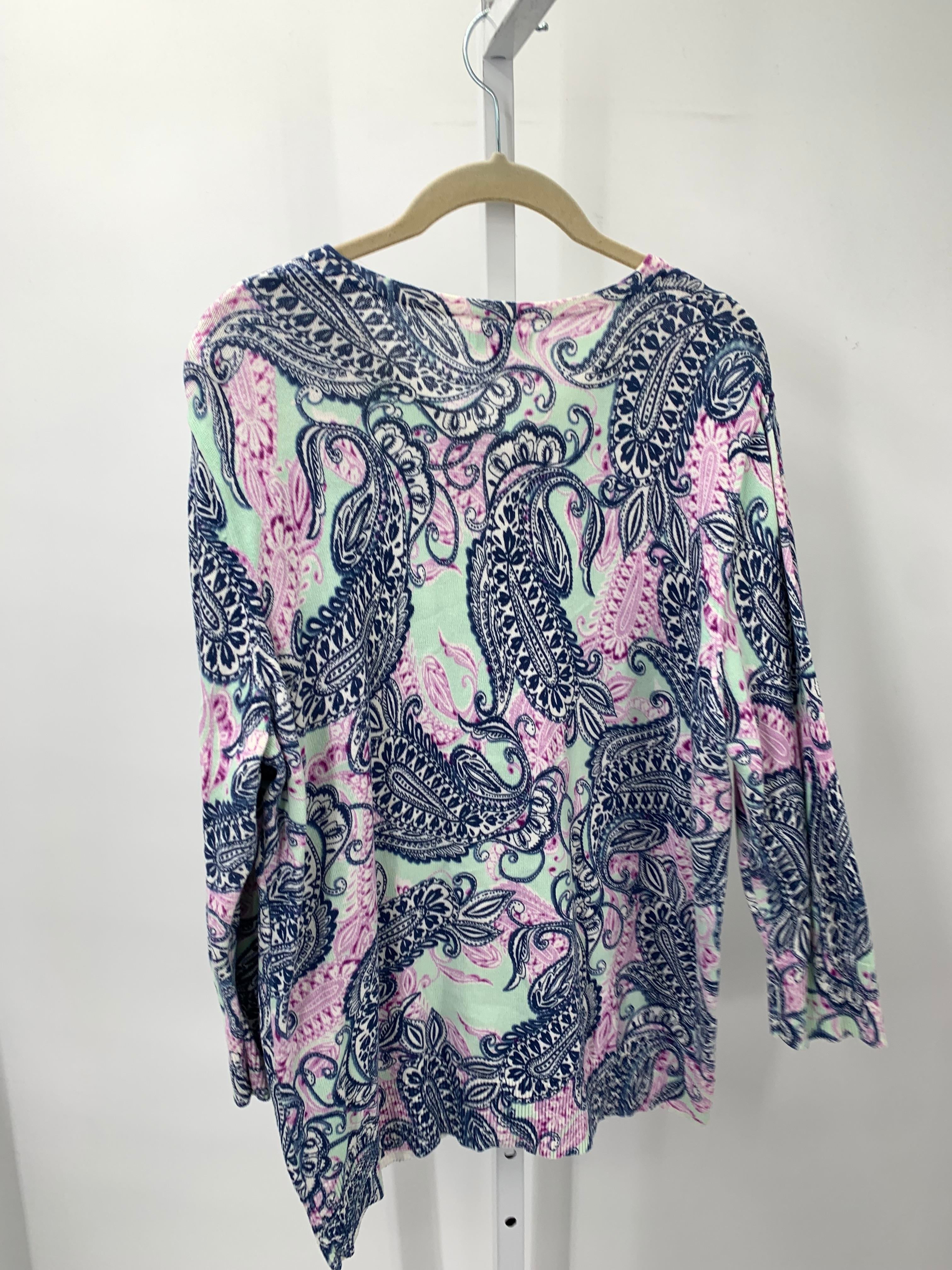 Croft & Barrow Size Extra Large Misses Long Slv Sweater