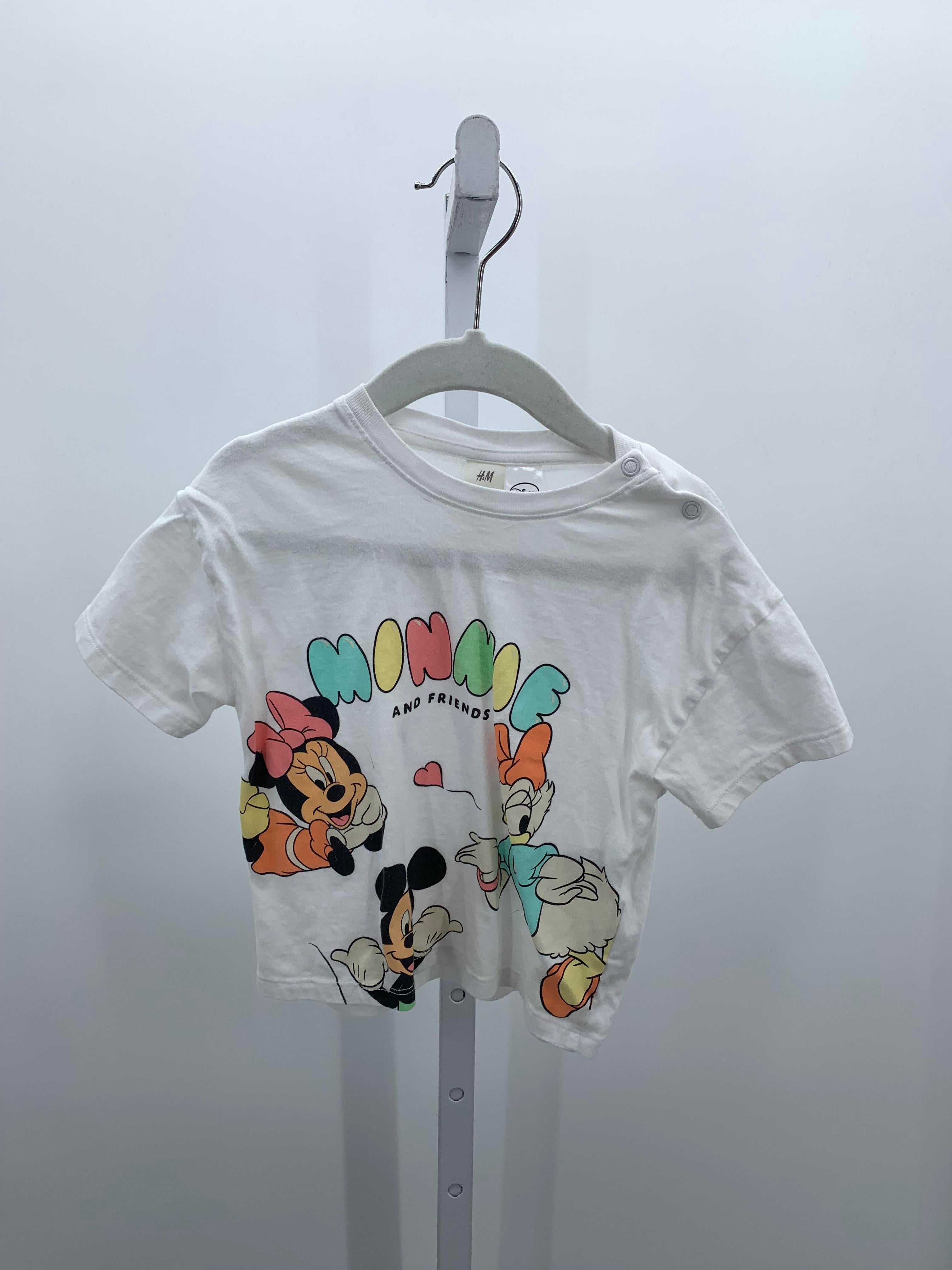 H&M Size 2T Girls Short Sleeve Shirt