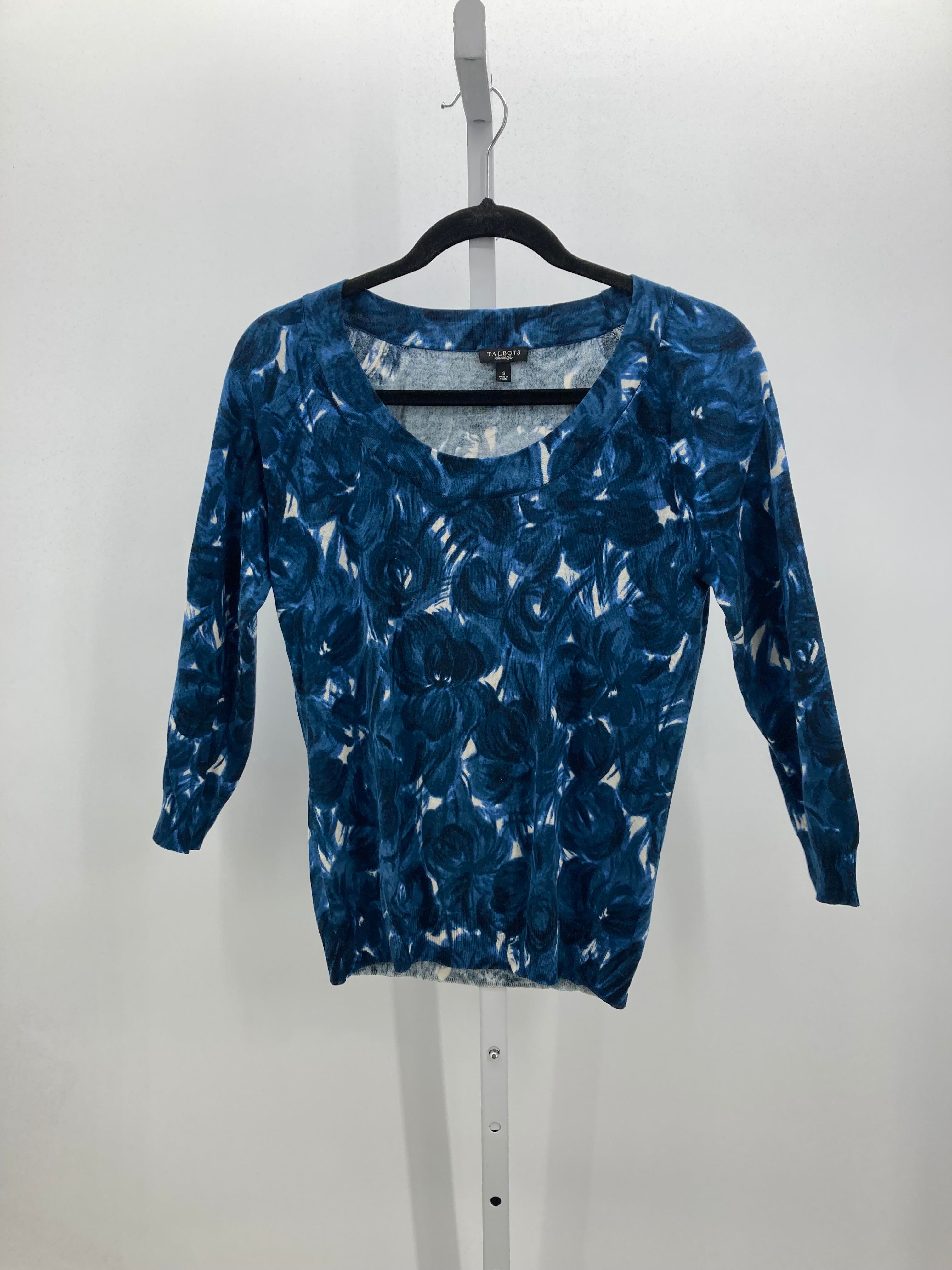 Talbots Size Small Misses 3/4 Sleeve Sweater