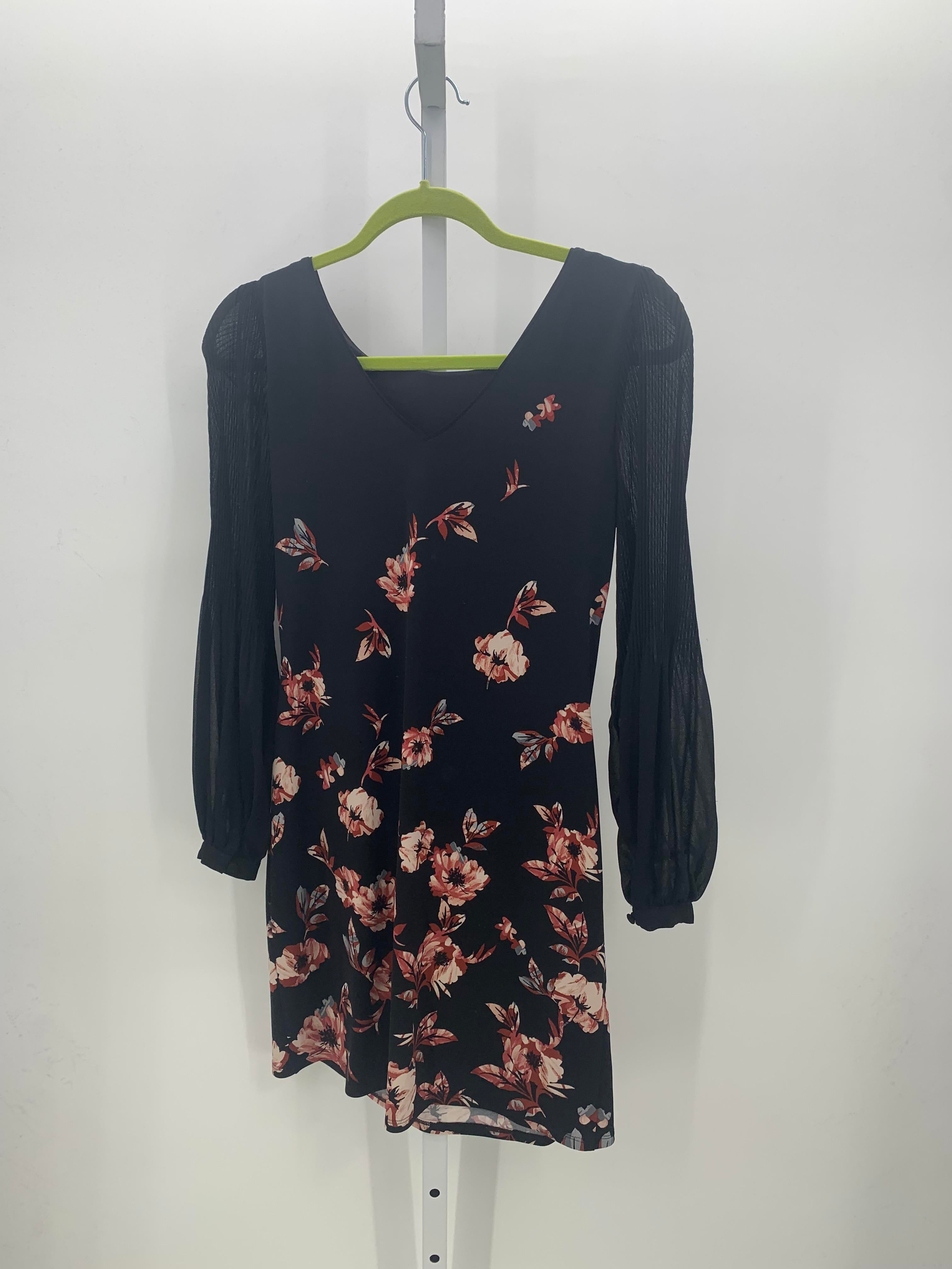 White House Black Size X Small Petite Petite Long Sleeve Dress