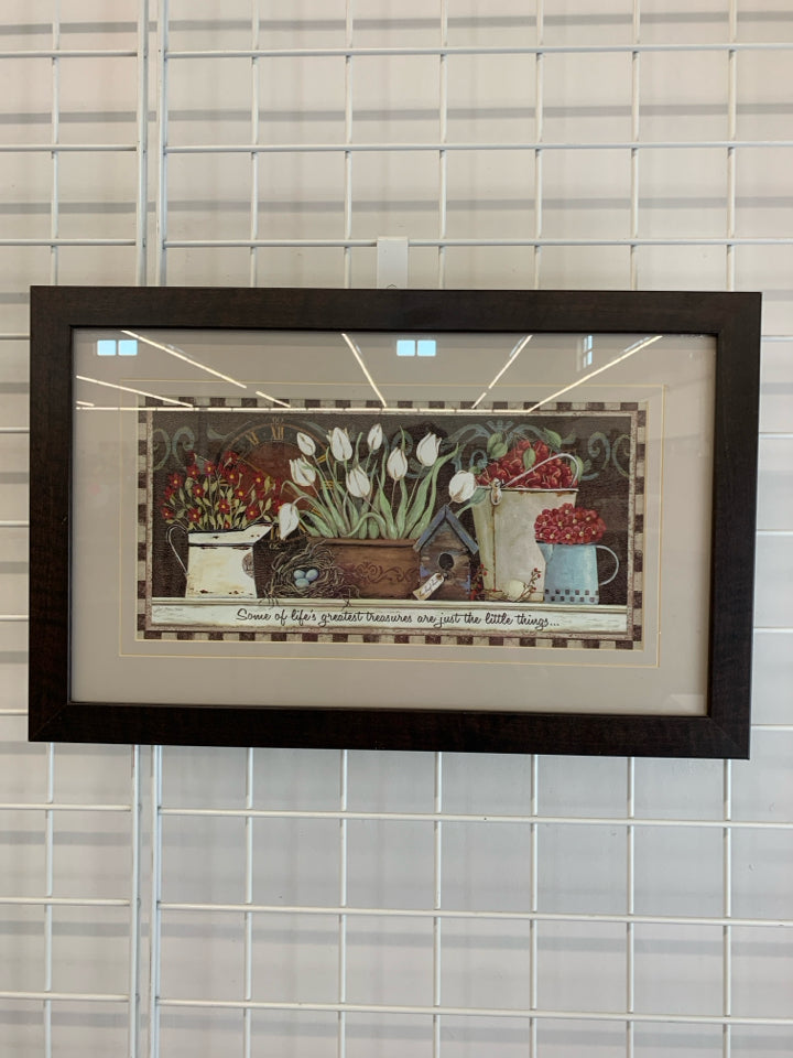 LIFE'S GREATEST TREASURES FRAMED PRINT.