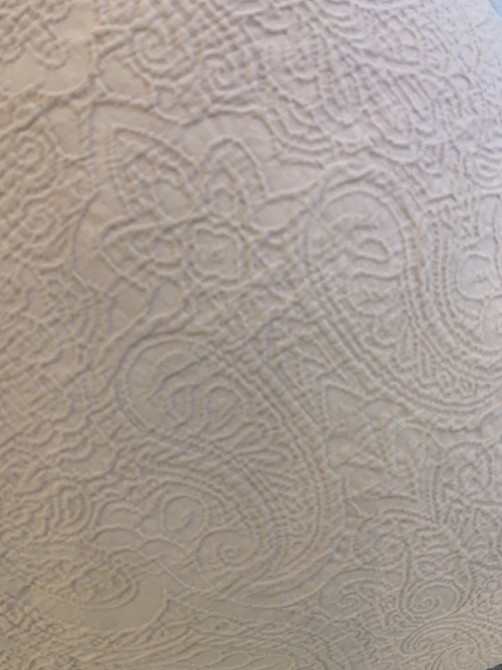 LARGE PINK PAISLEY PILLOW.