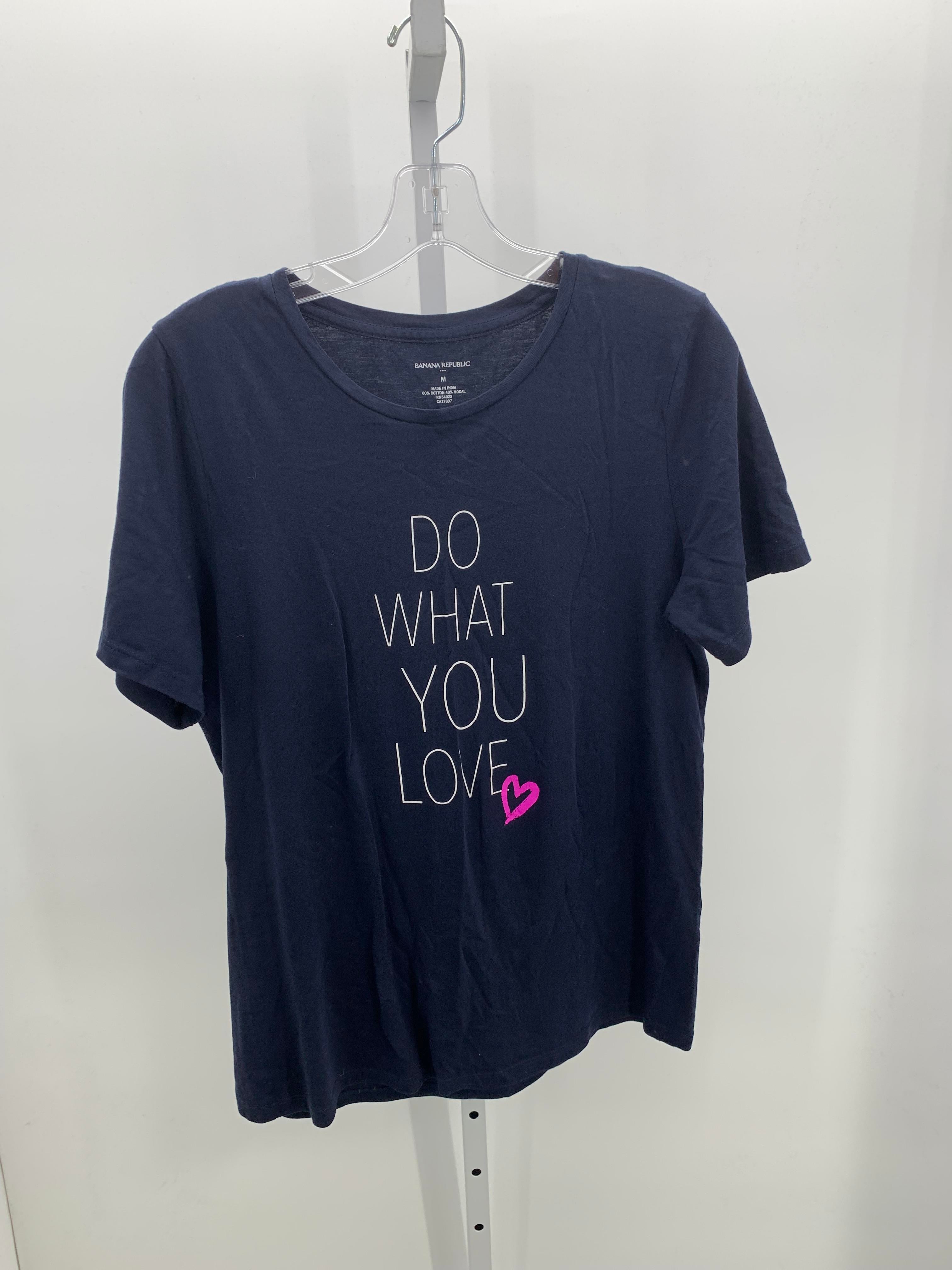 Banana Republic Size Medium Misses Short Sleeve Shirt