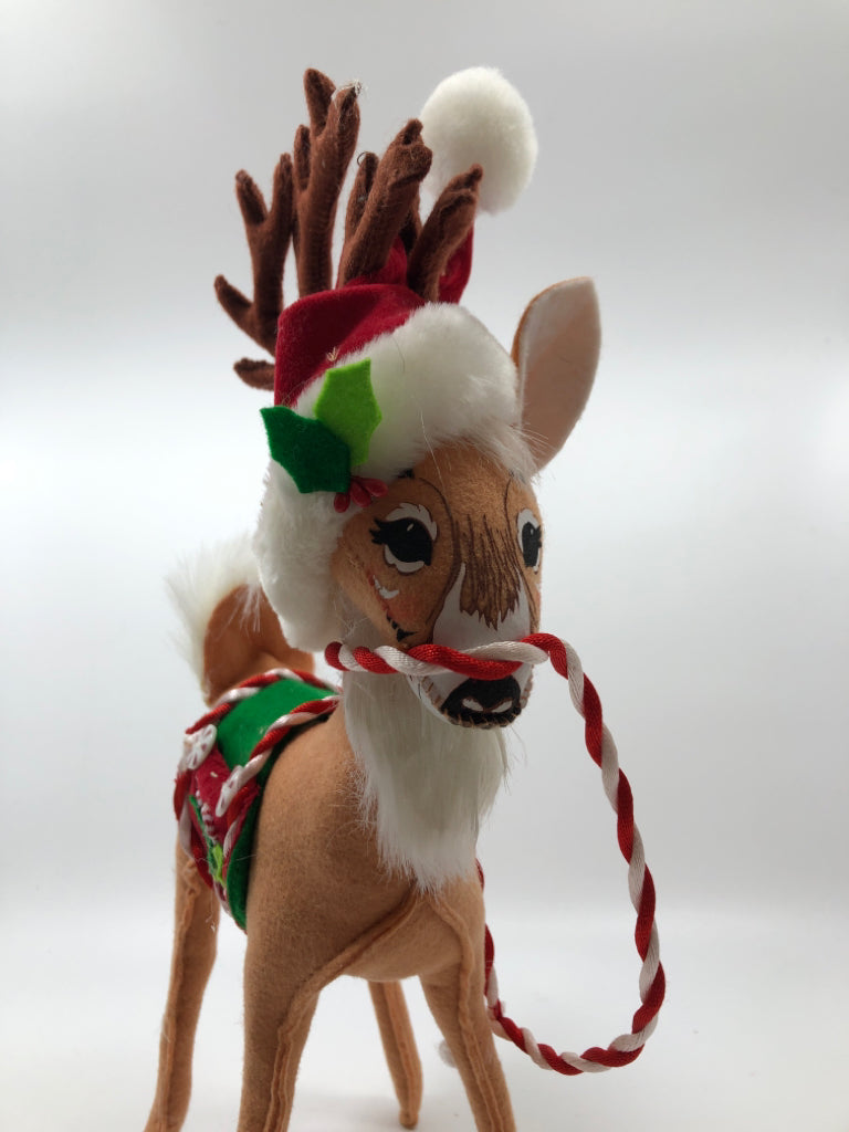 ANNALEE CHRISTMAS STANDING REINDEER.