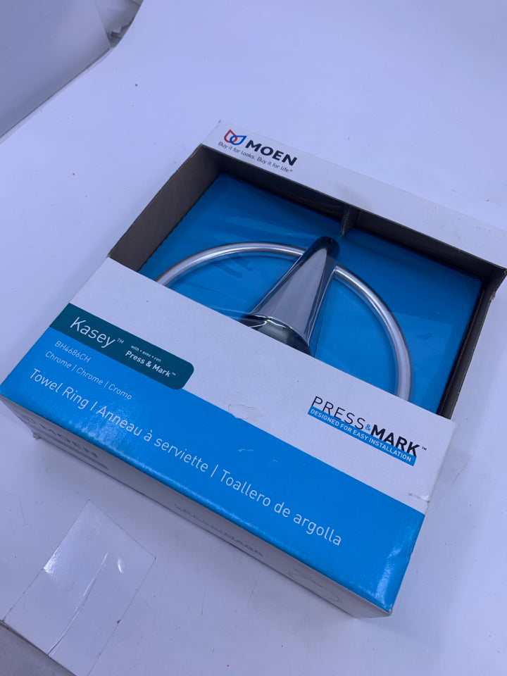NIB MOEN TOWEL RING.