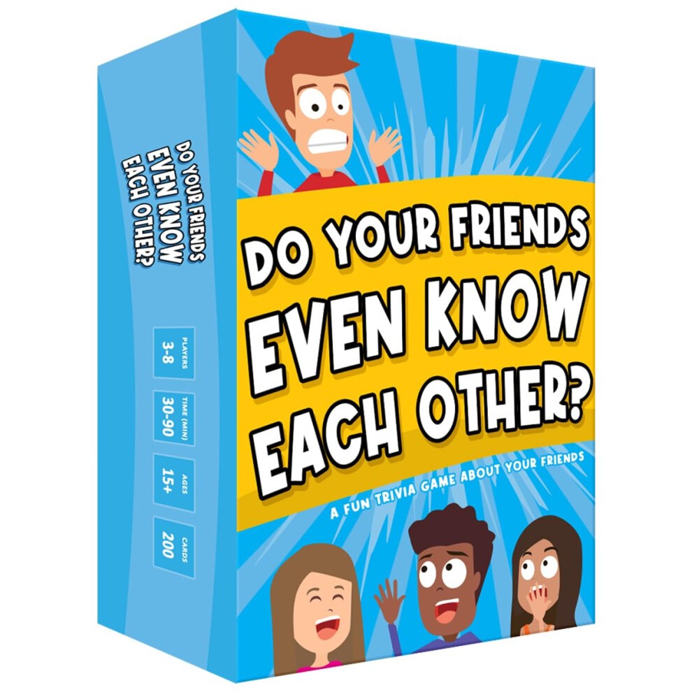 Do Your Friends Even Know Each Other? the Ultimate Party Card Game for Adults- S