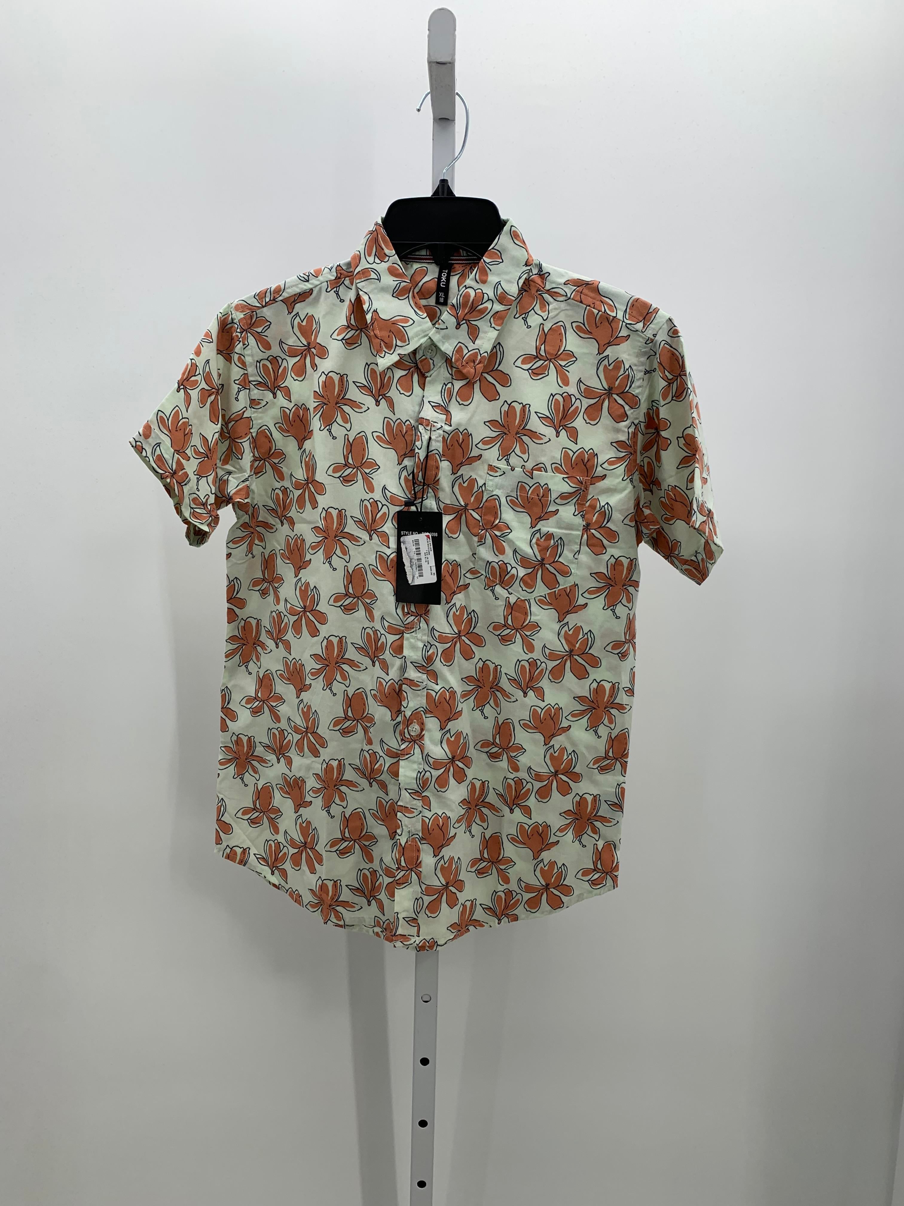 NEW FLORAL BUTTON DOWN- TOKU BRAND