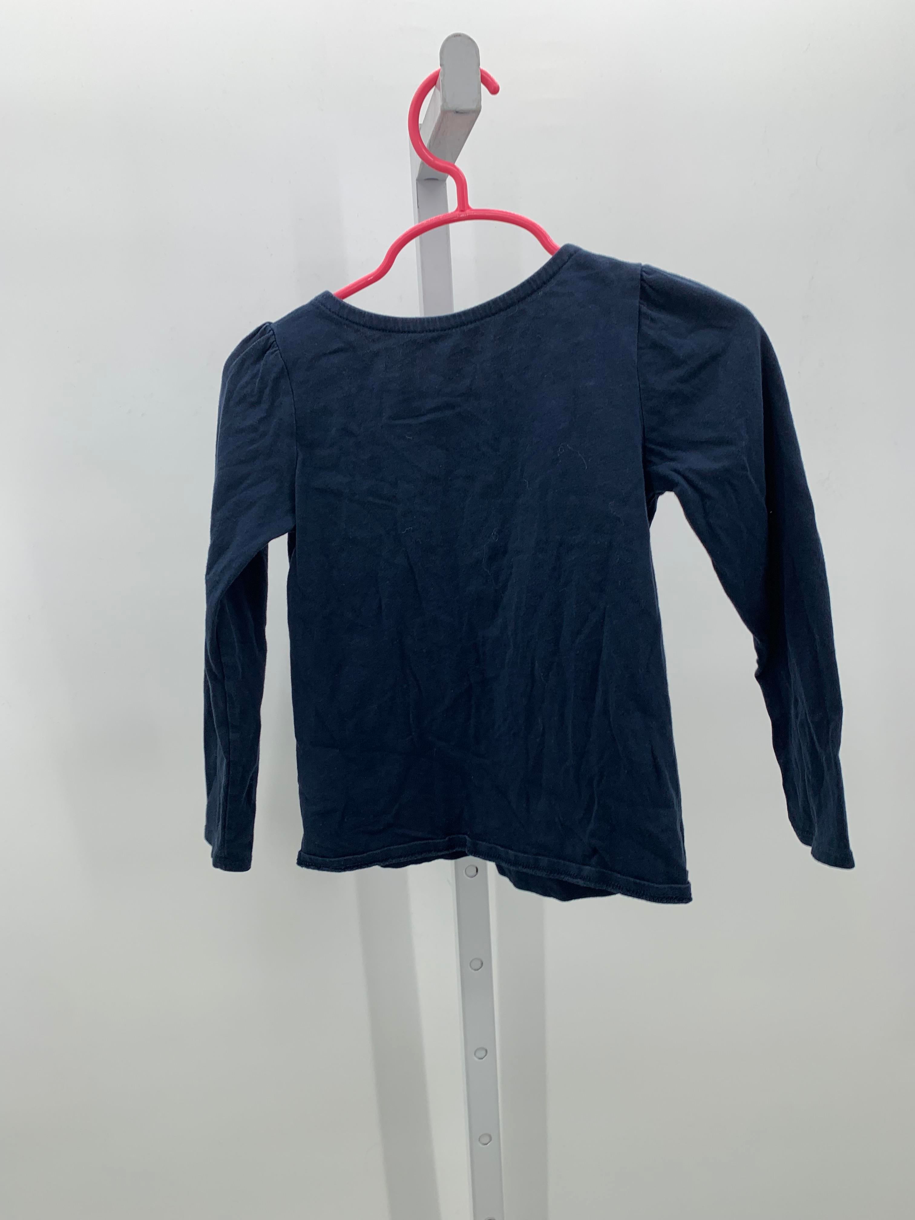 Lands End Size 4 Girls Long Sleeve Shirt