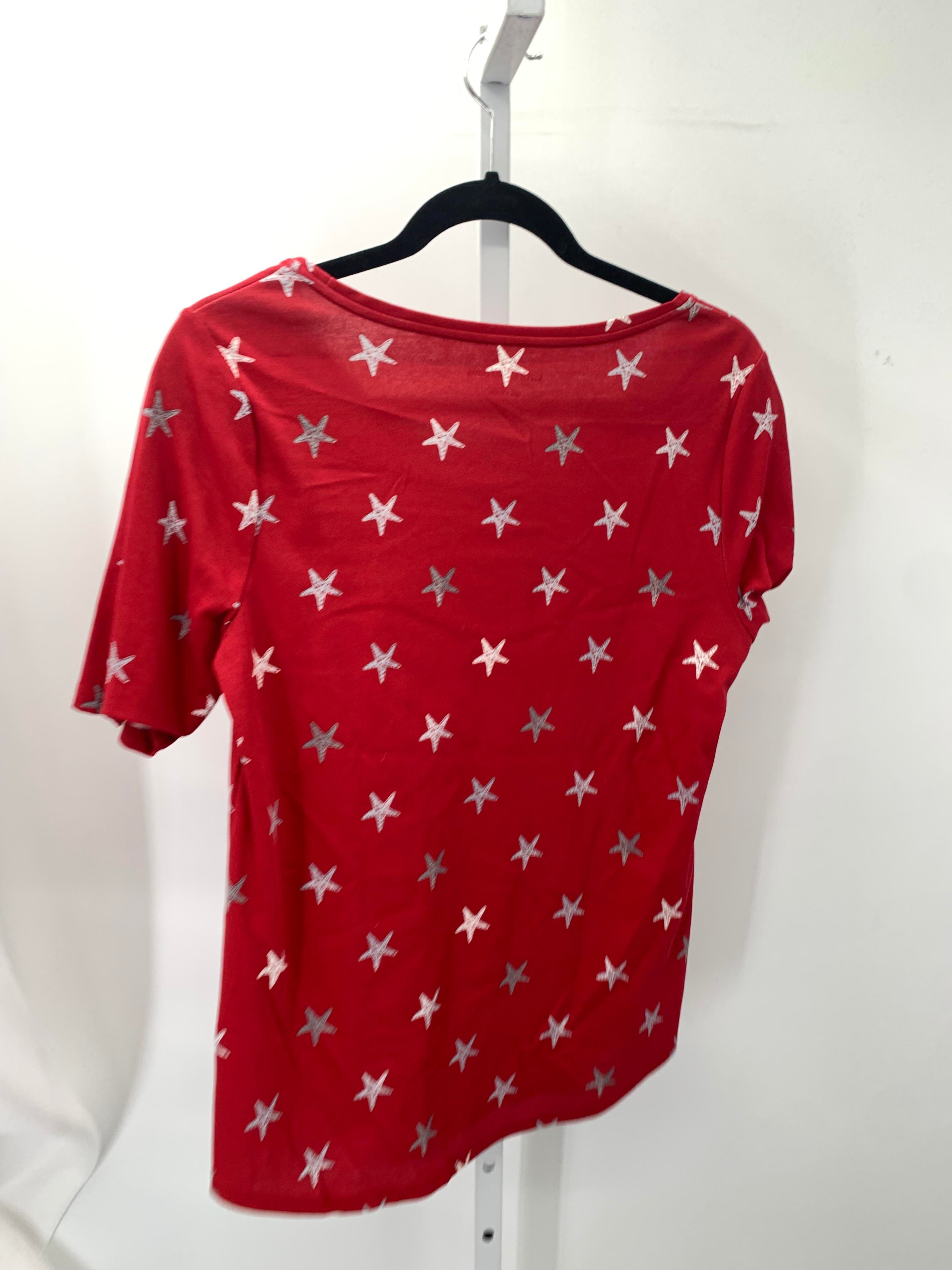Croft & Barrow Size Small Misses Short Sleeve Shirt