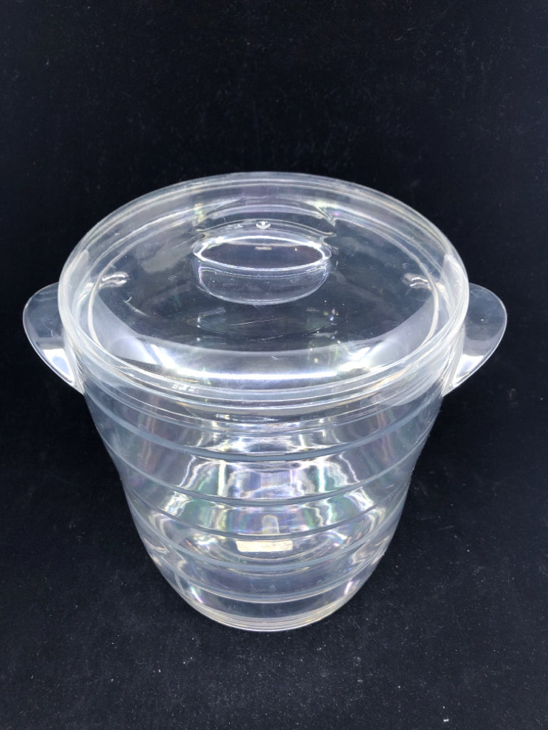 3PC PLASTIC ICE BUCKET.