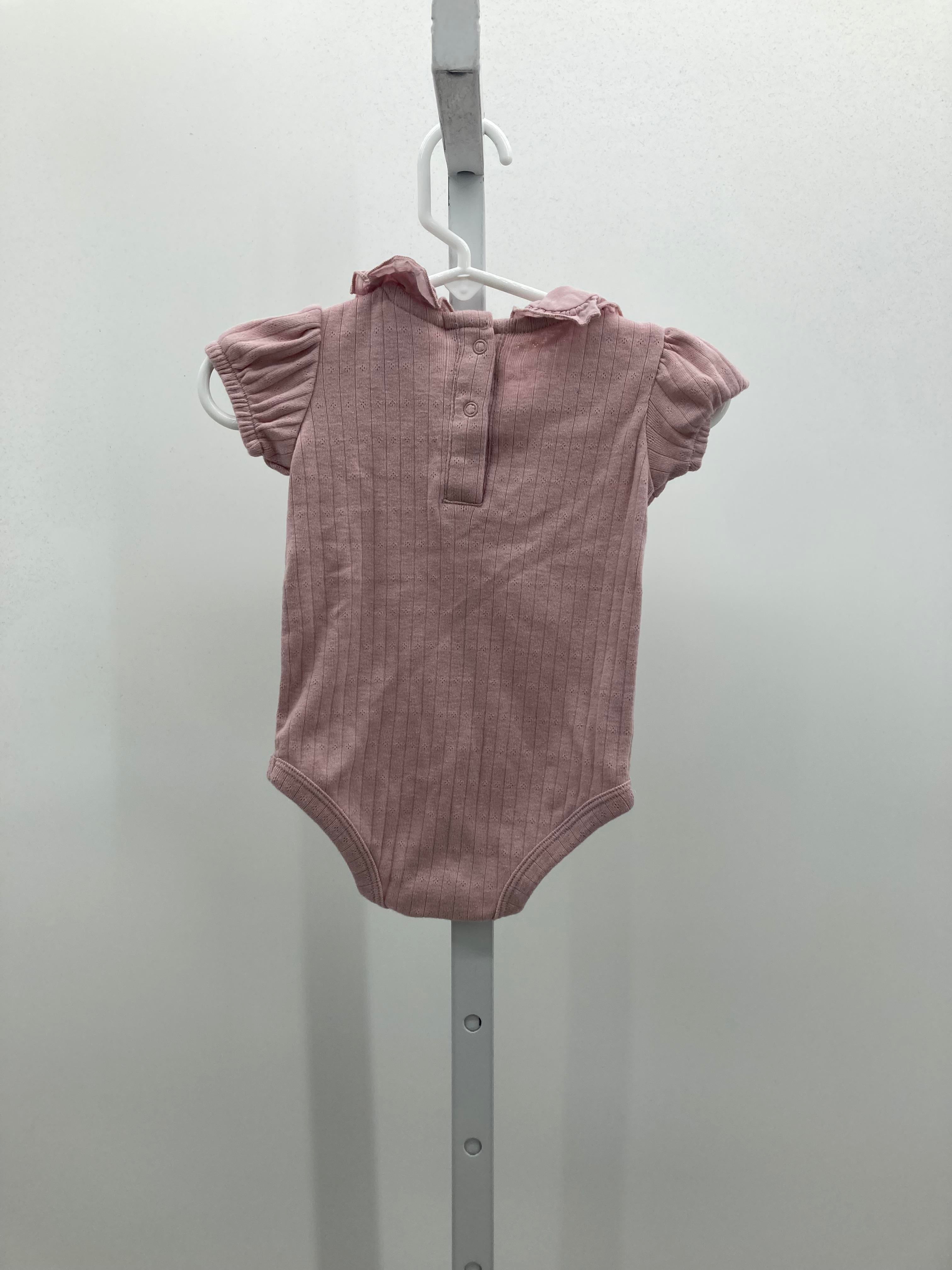 Nicole Miller Size 6-9 mon Girls Short Sleeve Shirt