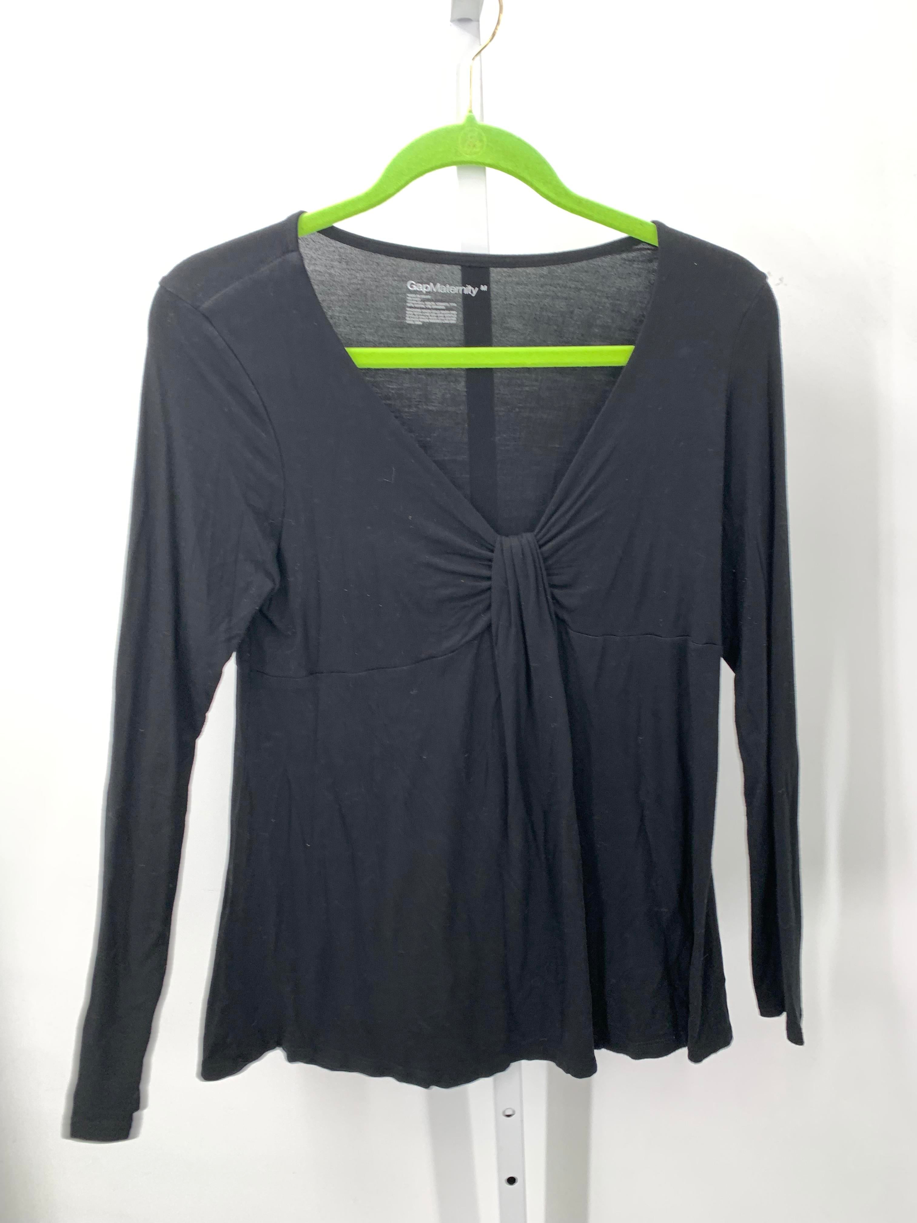 Ghosts & Angels Black Size Medium Maternity Long Sleeve Shirt