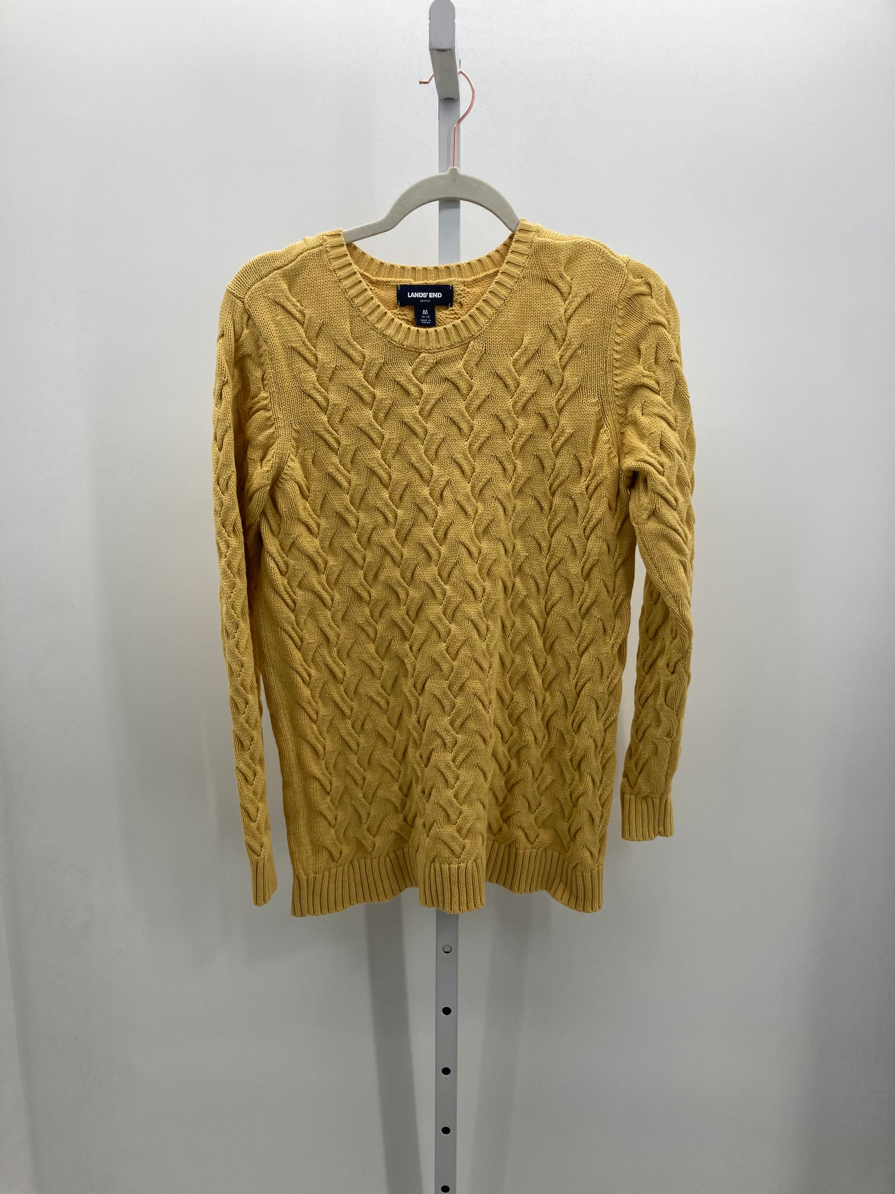 Lands End Size Medium Misses Long Slv Sweater