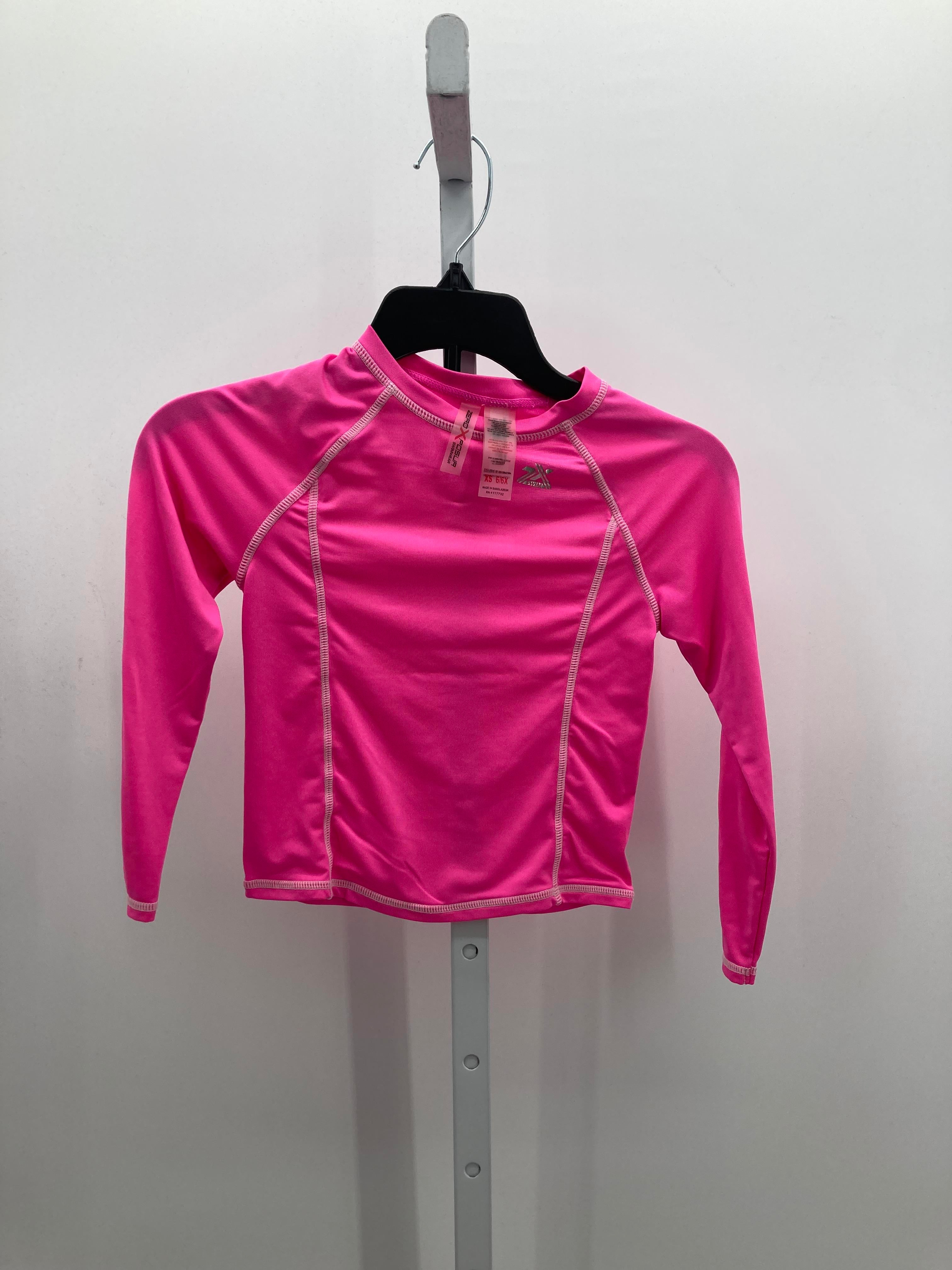 Zero Xposur Size 6/6X Girls Swim Shirt