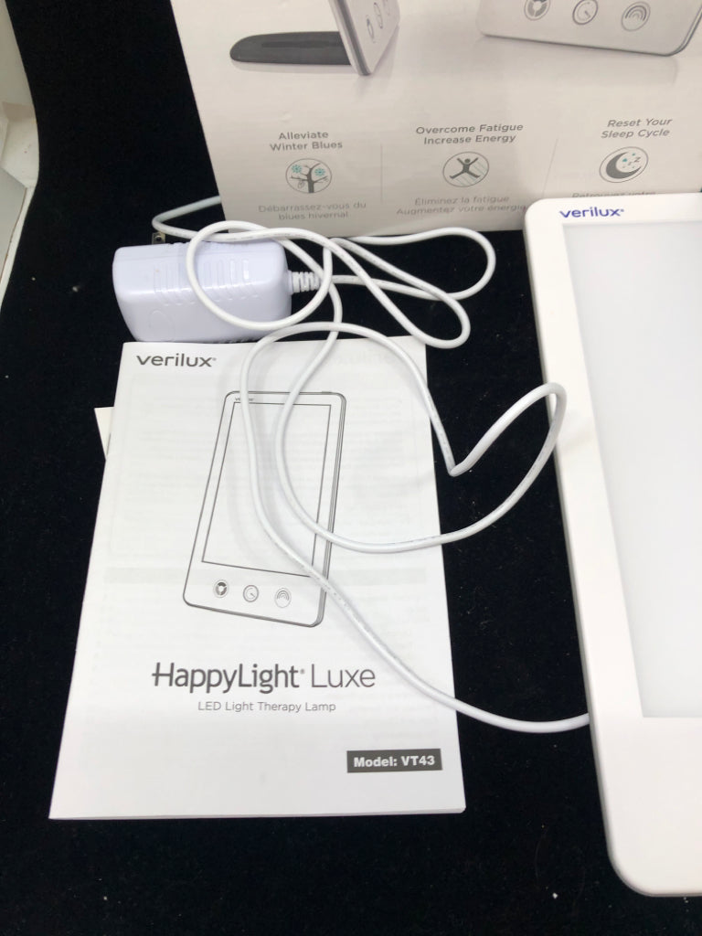 LED LIGHT THERAPY LAMP W/BOX.