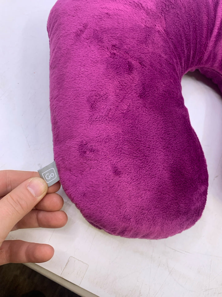 PURPLE NECK PILLOW.