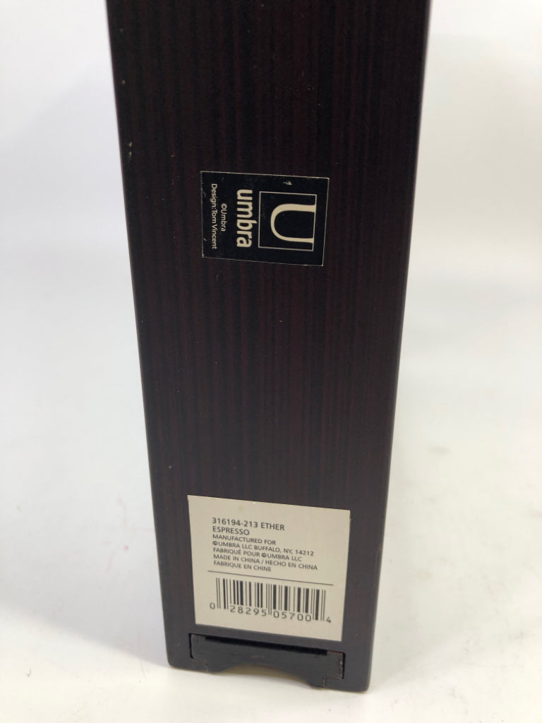 BROWN LAYERED FRAME W/4 GLASS SECTIONS UMBRA.