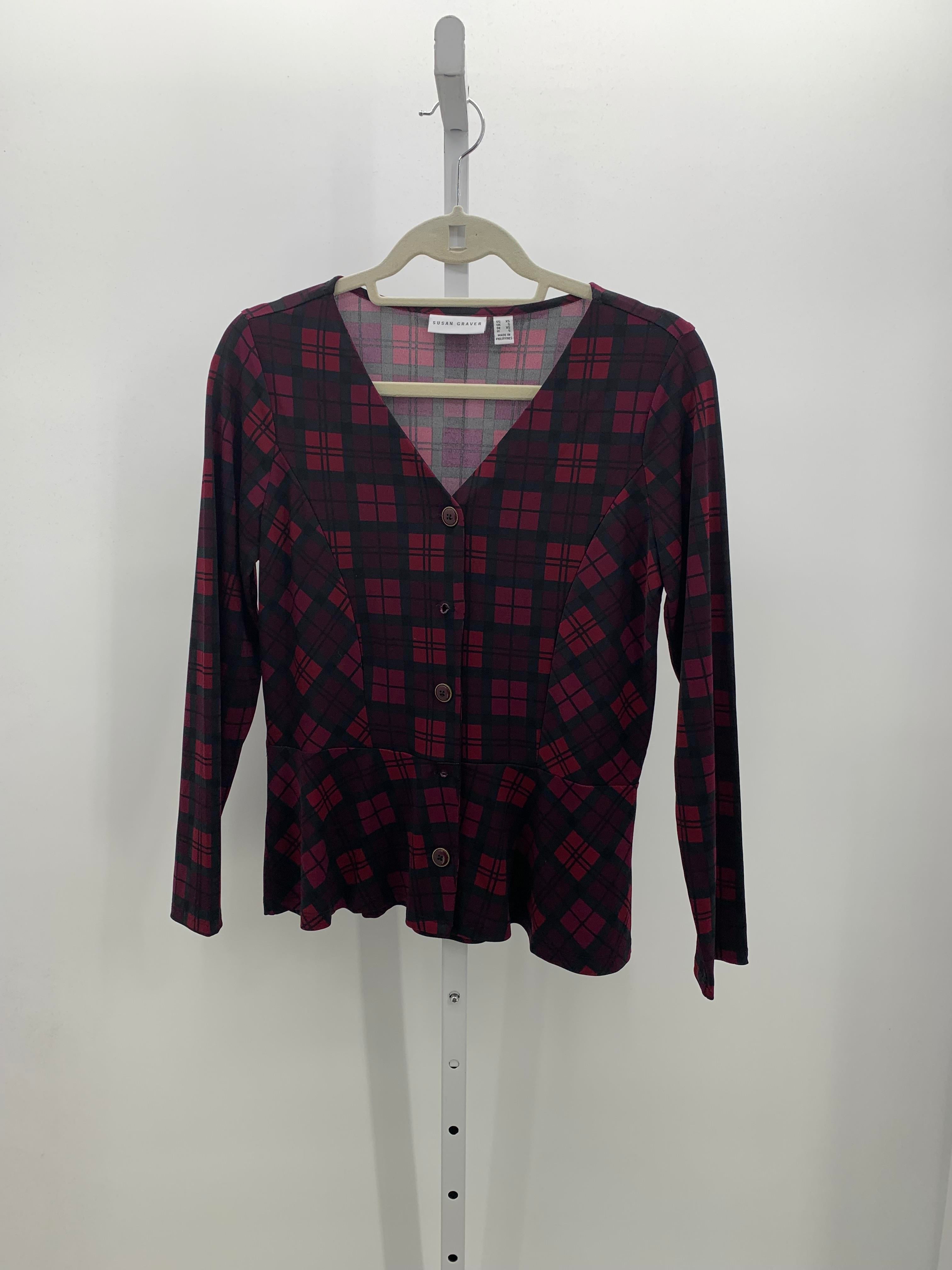 Susan Graver Size X Small Misses Long Sleeve Shirt