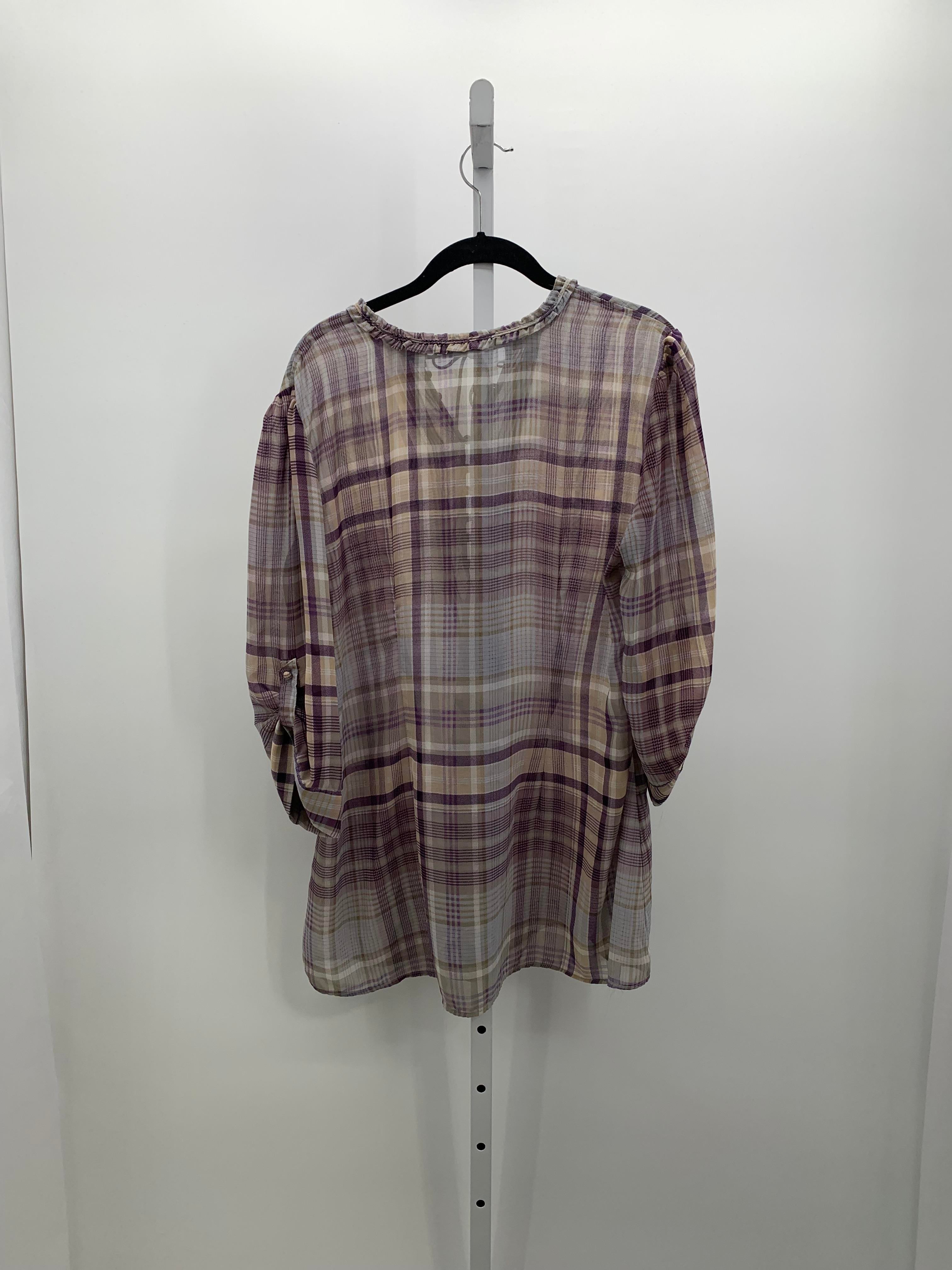 New York & co. Size L/XL Misses 3/4 Sleeve Shirt