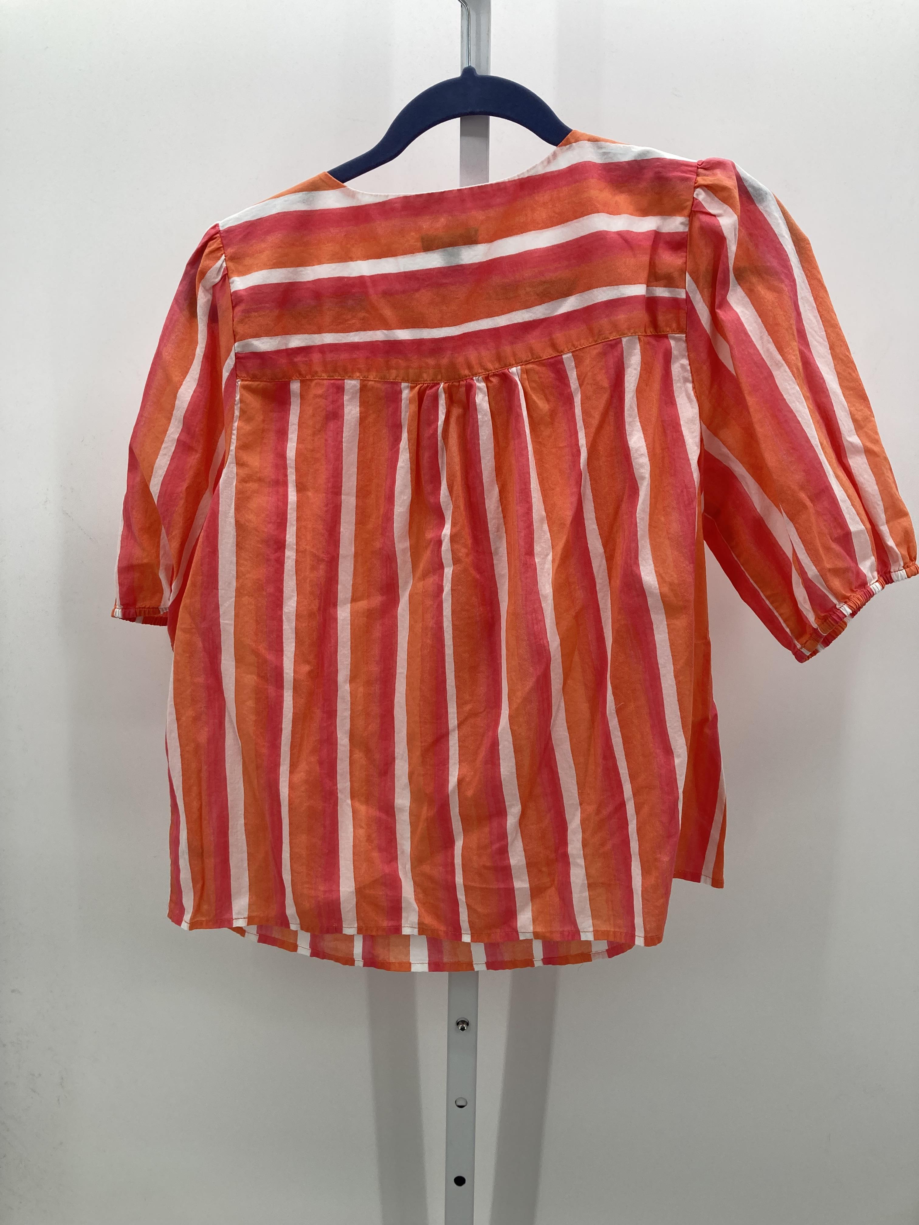 Talbots Size Large Misses Short Sleeve Shirt