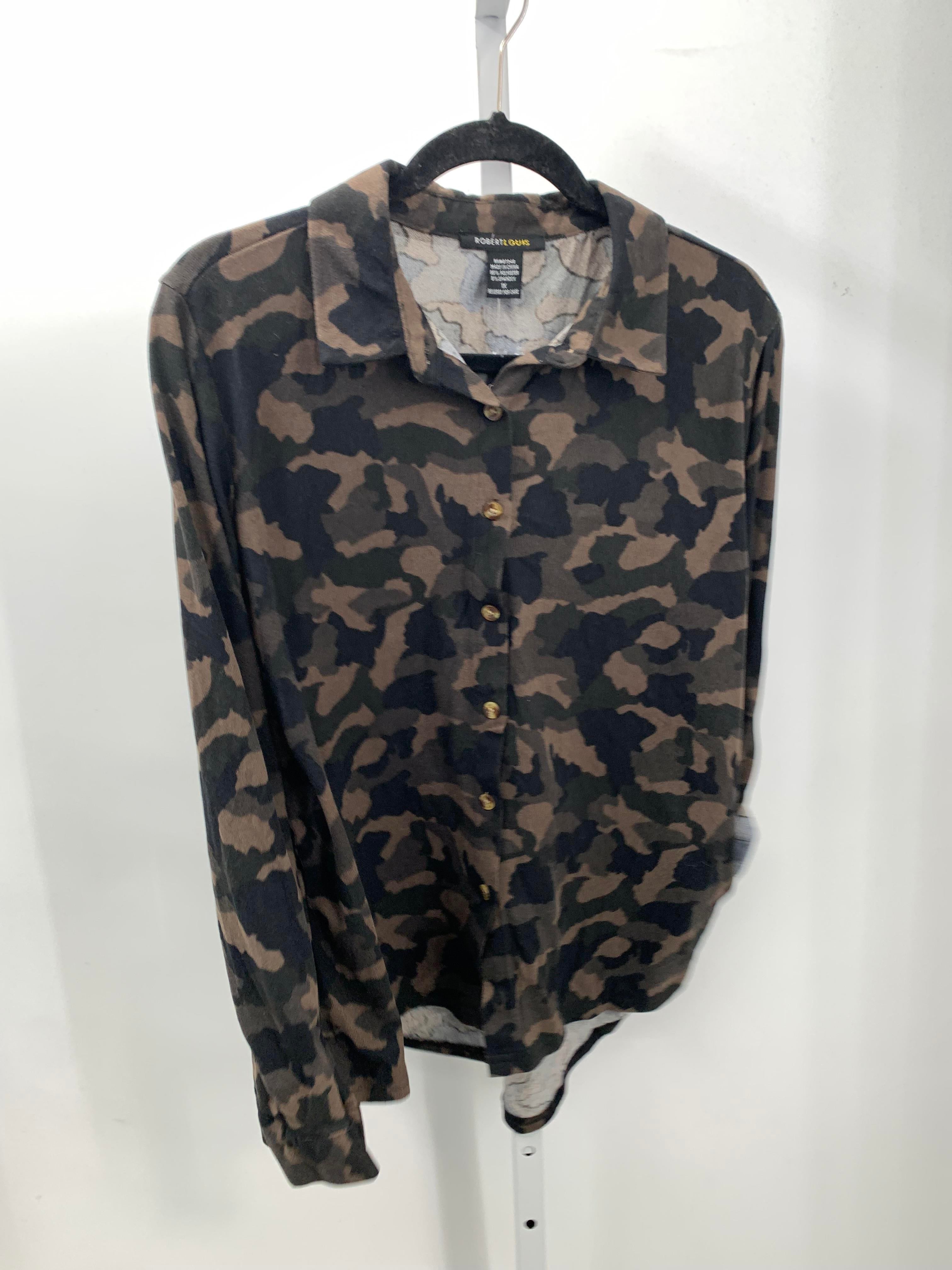 Robert Louis Size 1X Womens Long Sleeve Shirt