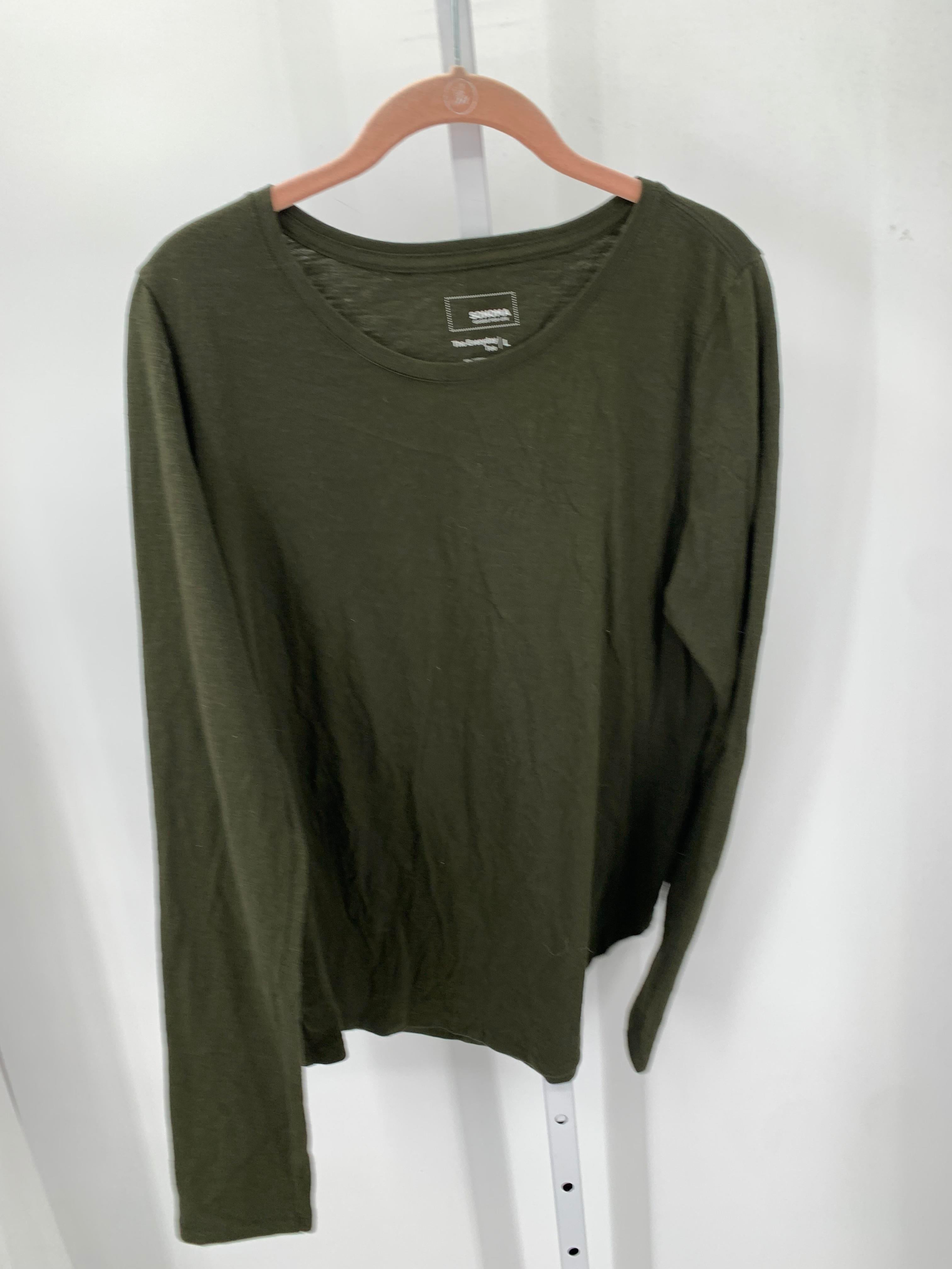 Sonoma Size Large Misses Long Sleeve Shirt