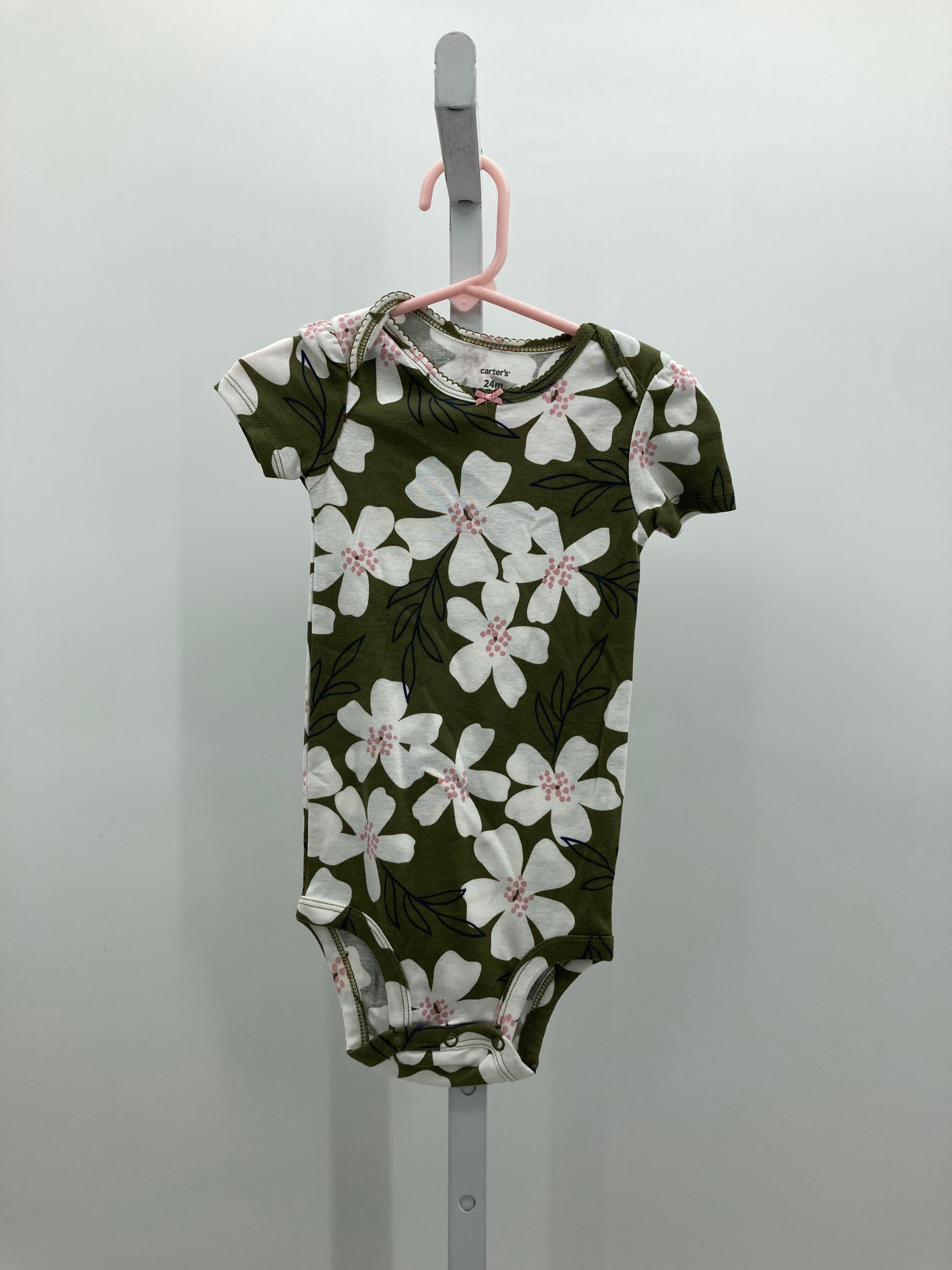 Carters Size 24 Months Girls Short Sleeve Shirt