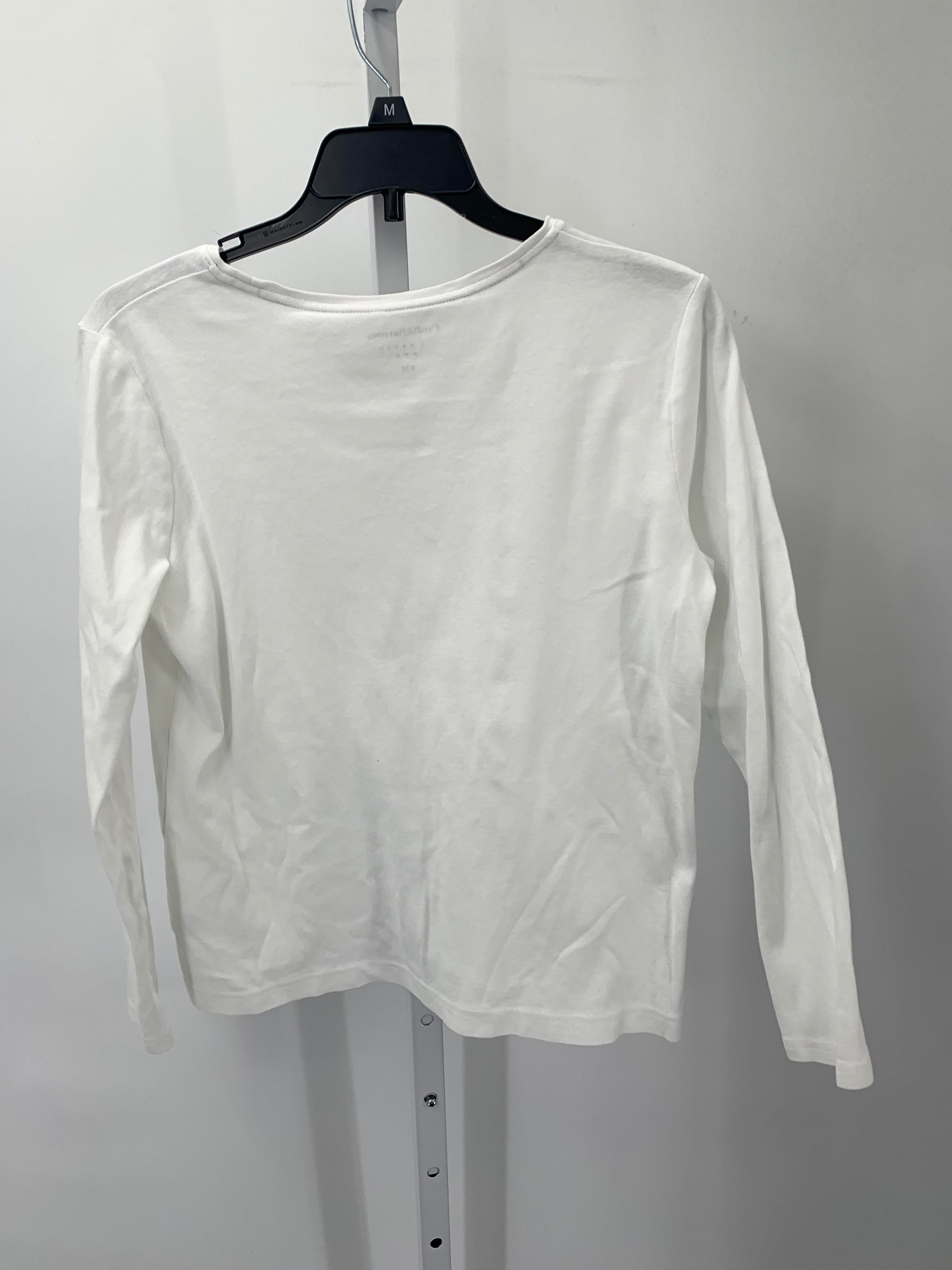 Croft & Barrow Size Medium Petite Petite Long Sleeve Shirt