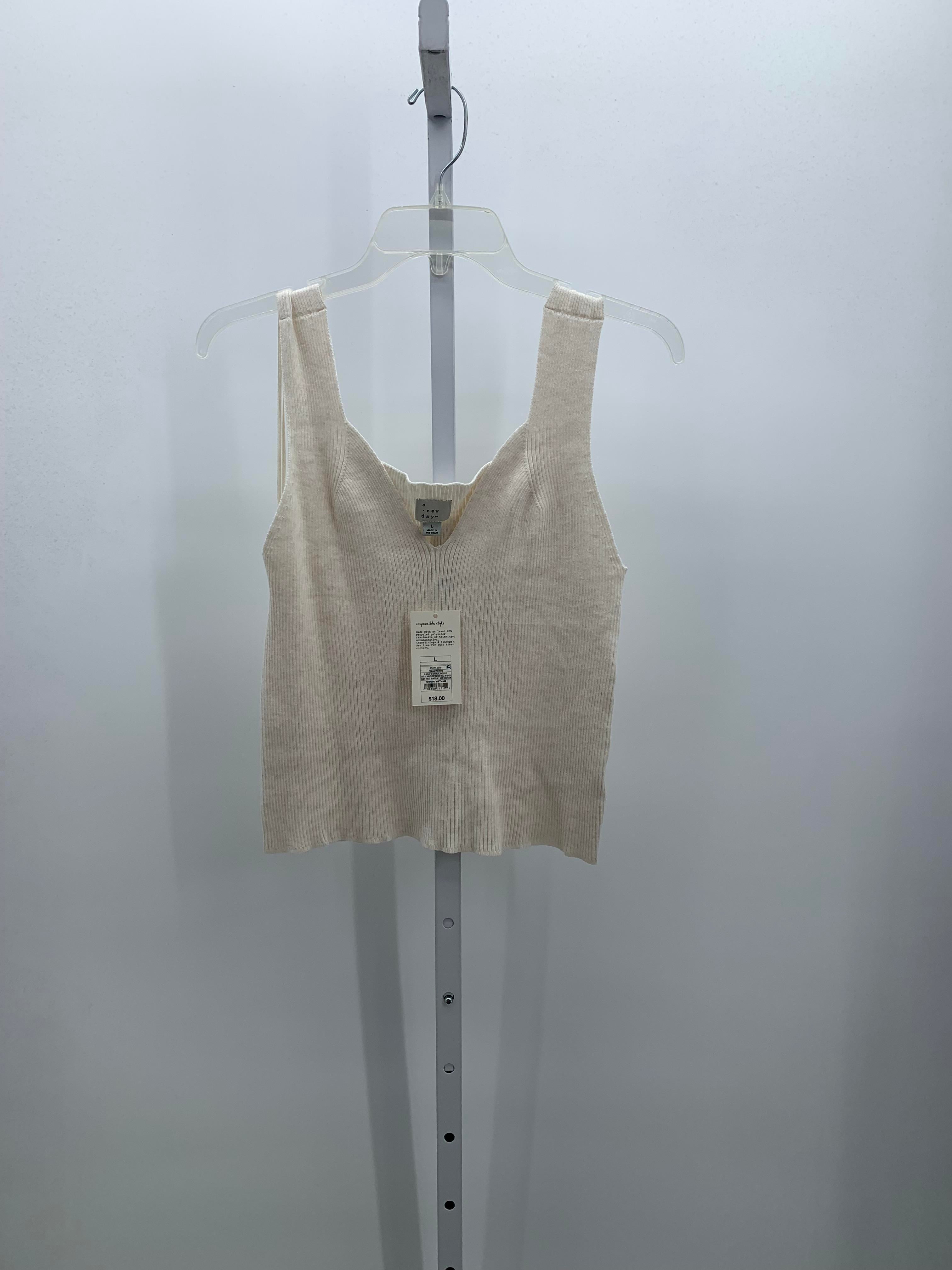 A New Day Size Large Misses Sleeveless Sweater