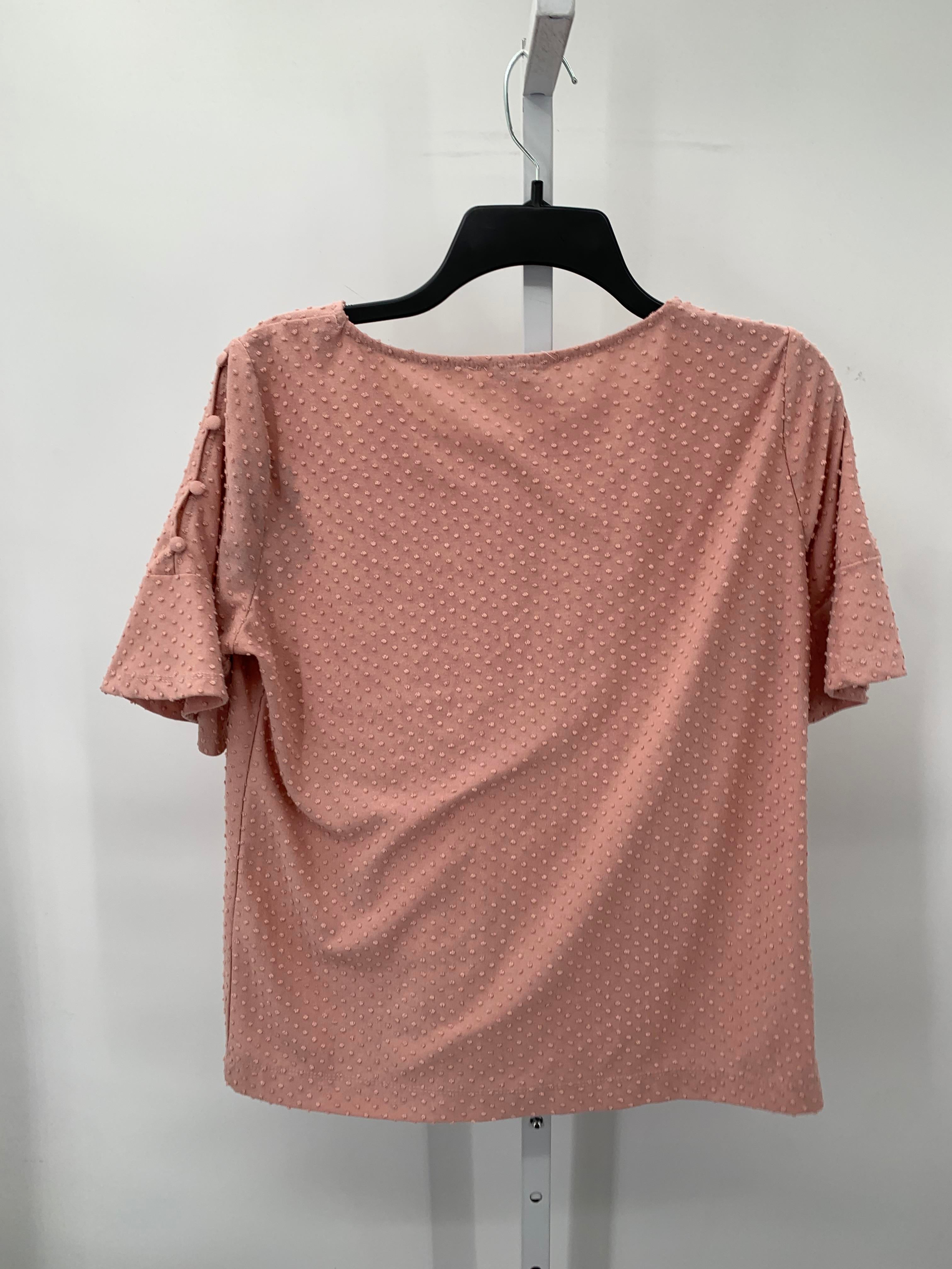 Rose & Olive Size Medium Misses Short Sleeve Shirt