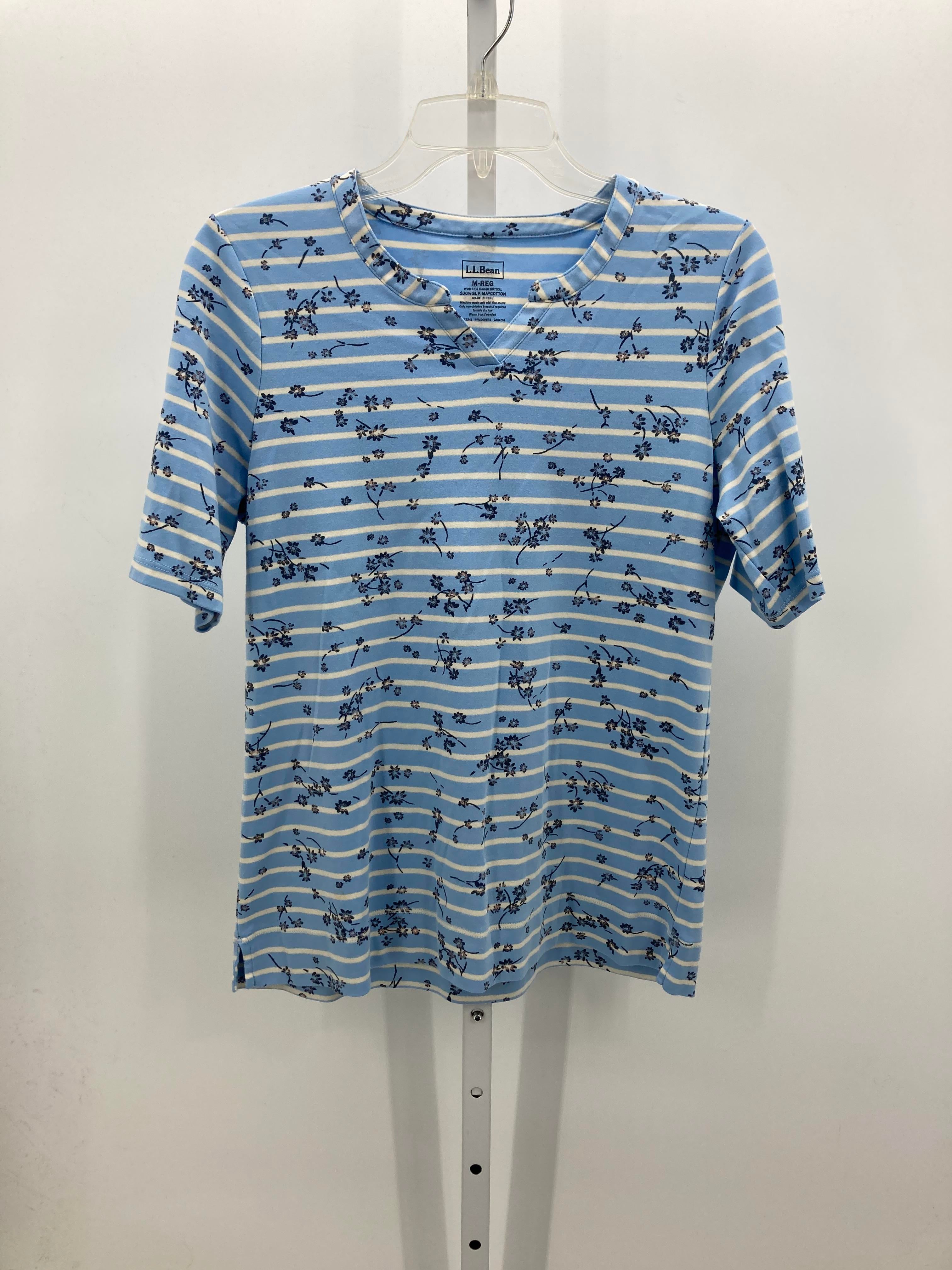 LL Bean Size Medium Misses Short Sleeve Shirt