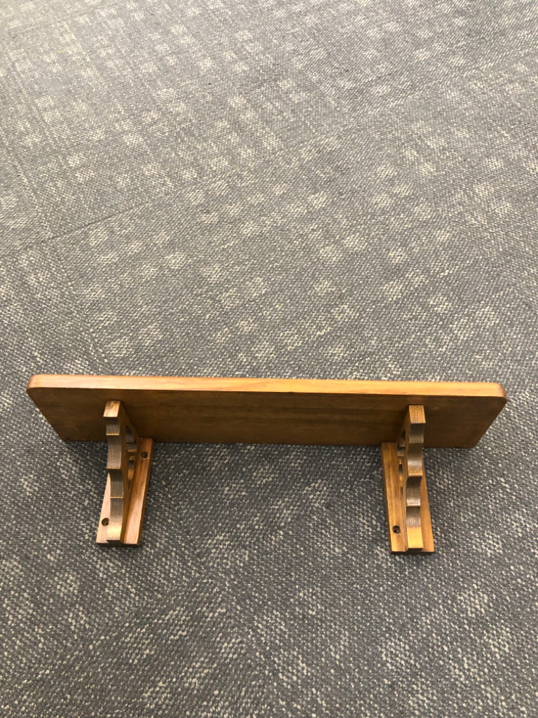 WOODEN WALL SHELF.