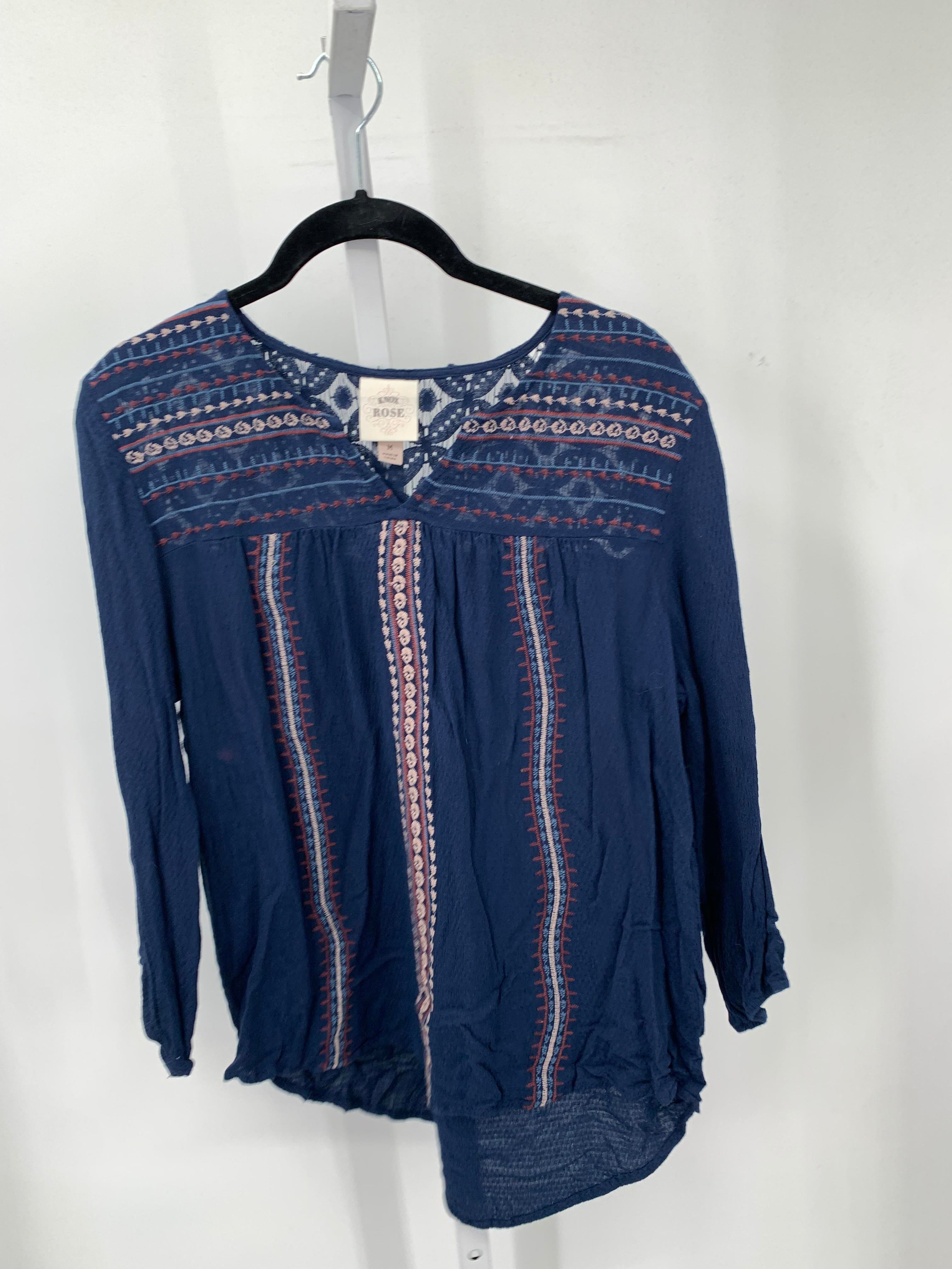 Knox Rose Size Medium Misses 3/4 Sleeve Shirt