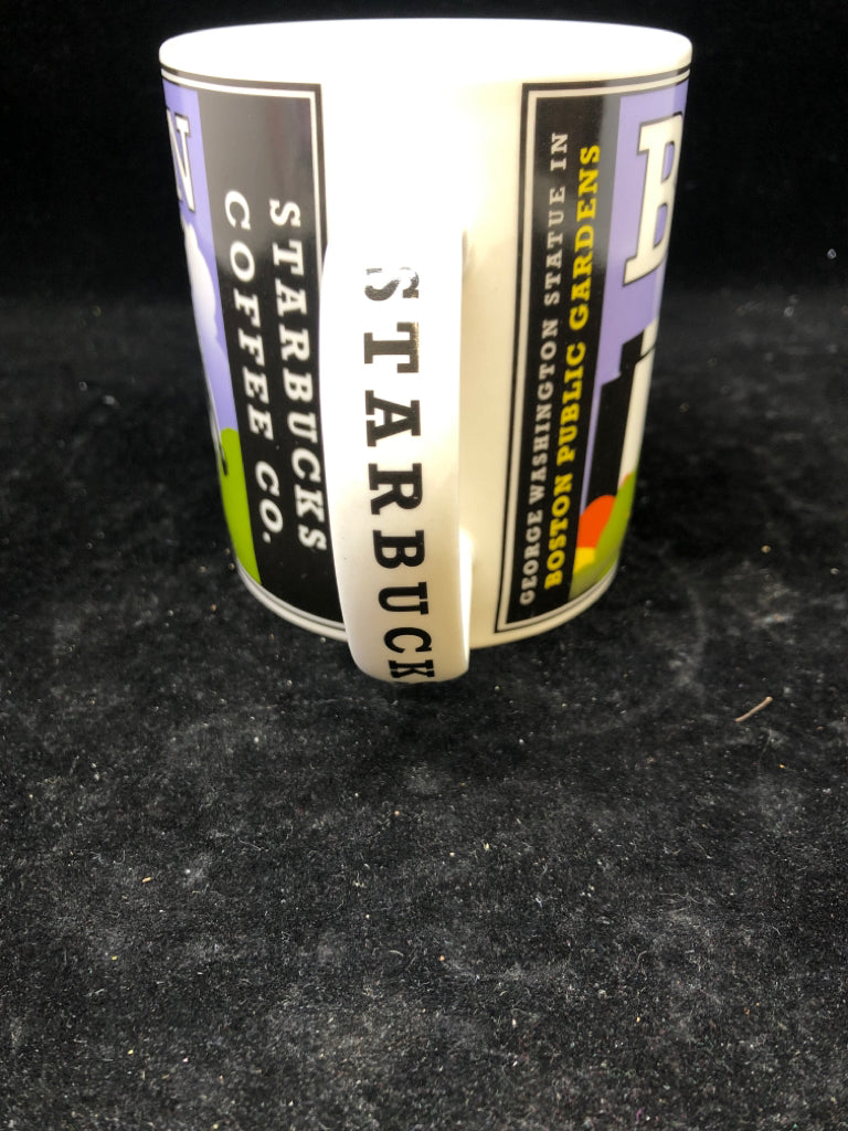 STARBUCKS GEORGE WASHINGTON BOSTON PUBLIC GARDEN MUG.