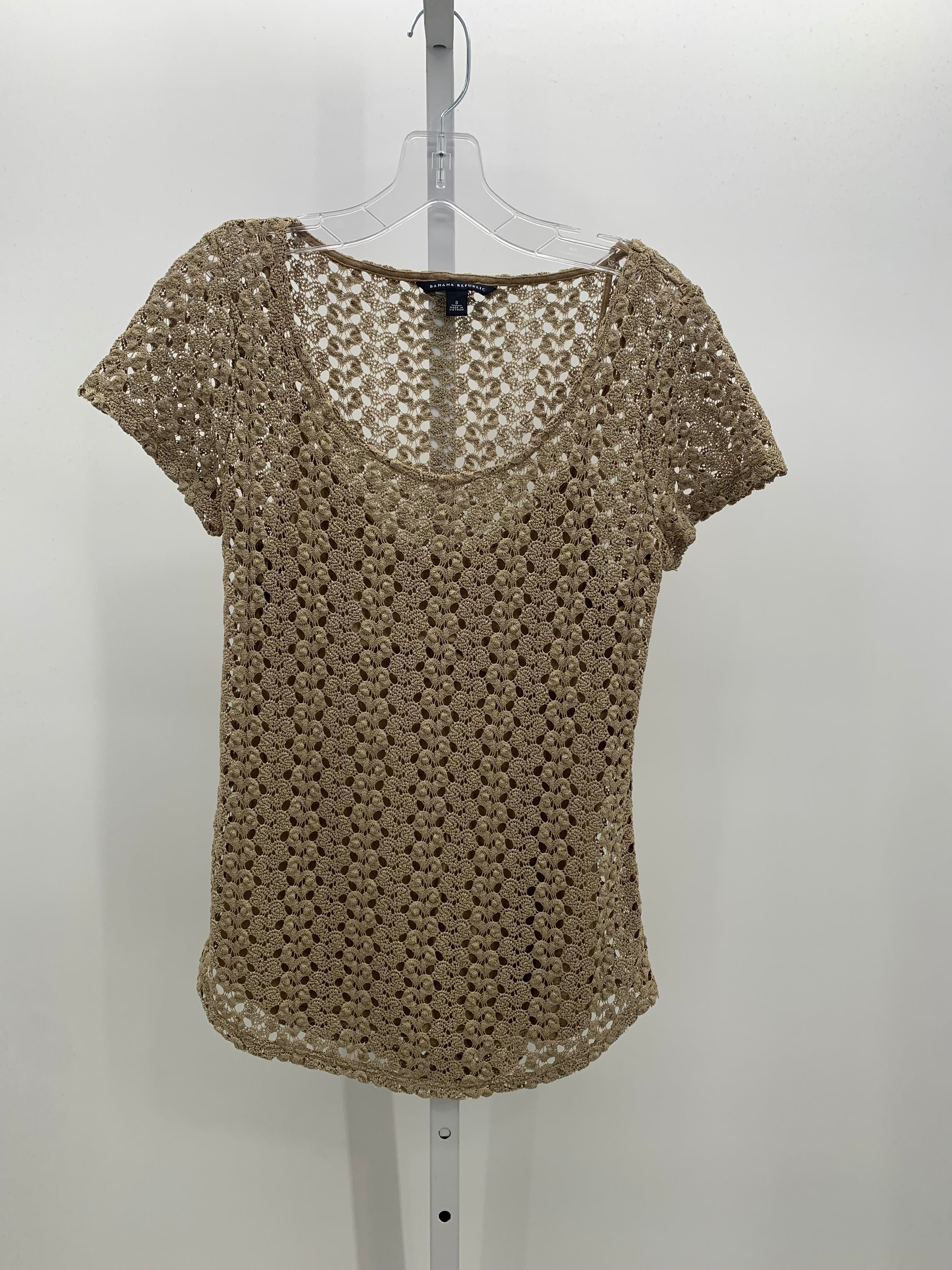 Banana Republic Size Small Misses Short Sleeve Shirt