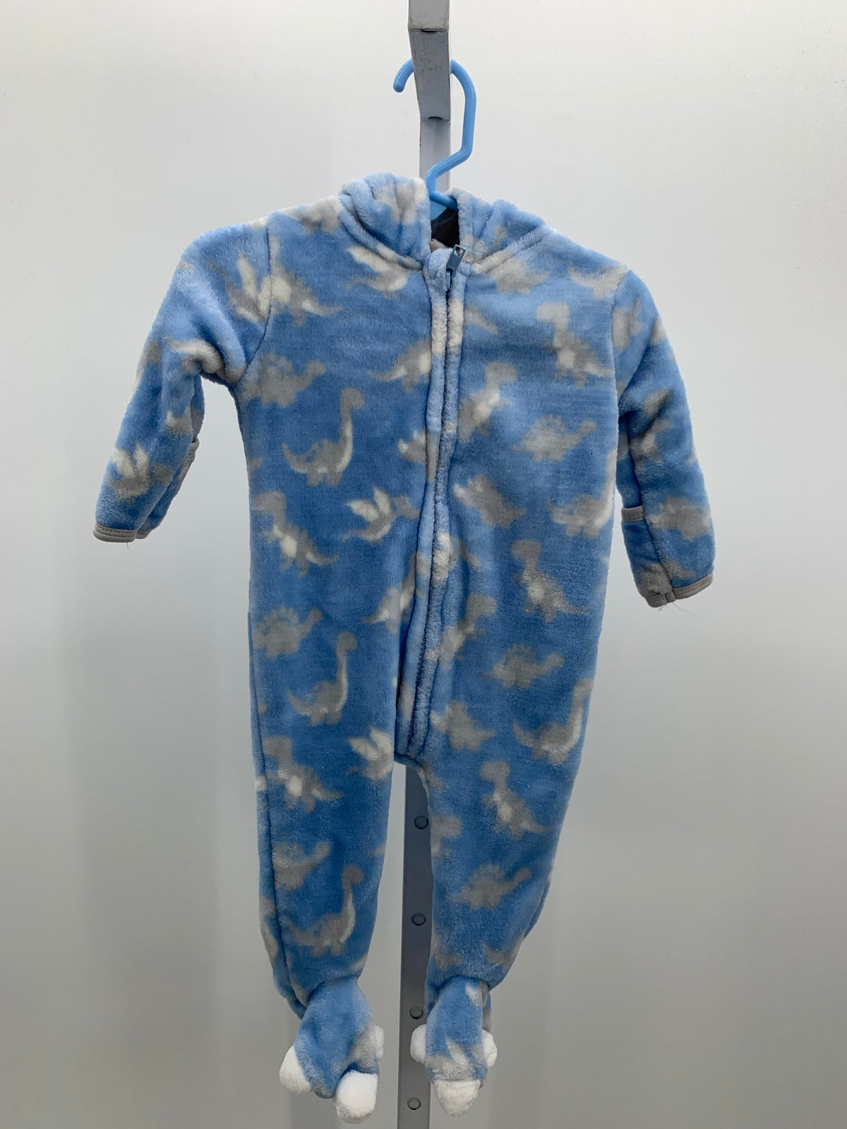 GREY DINOS FLEECE