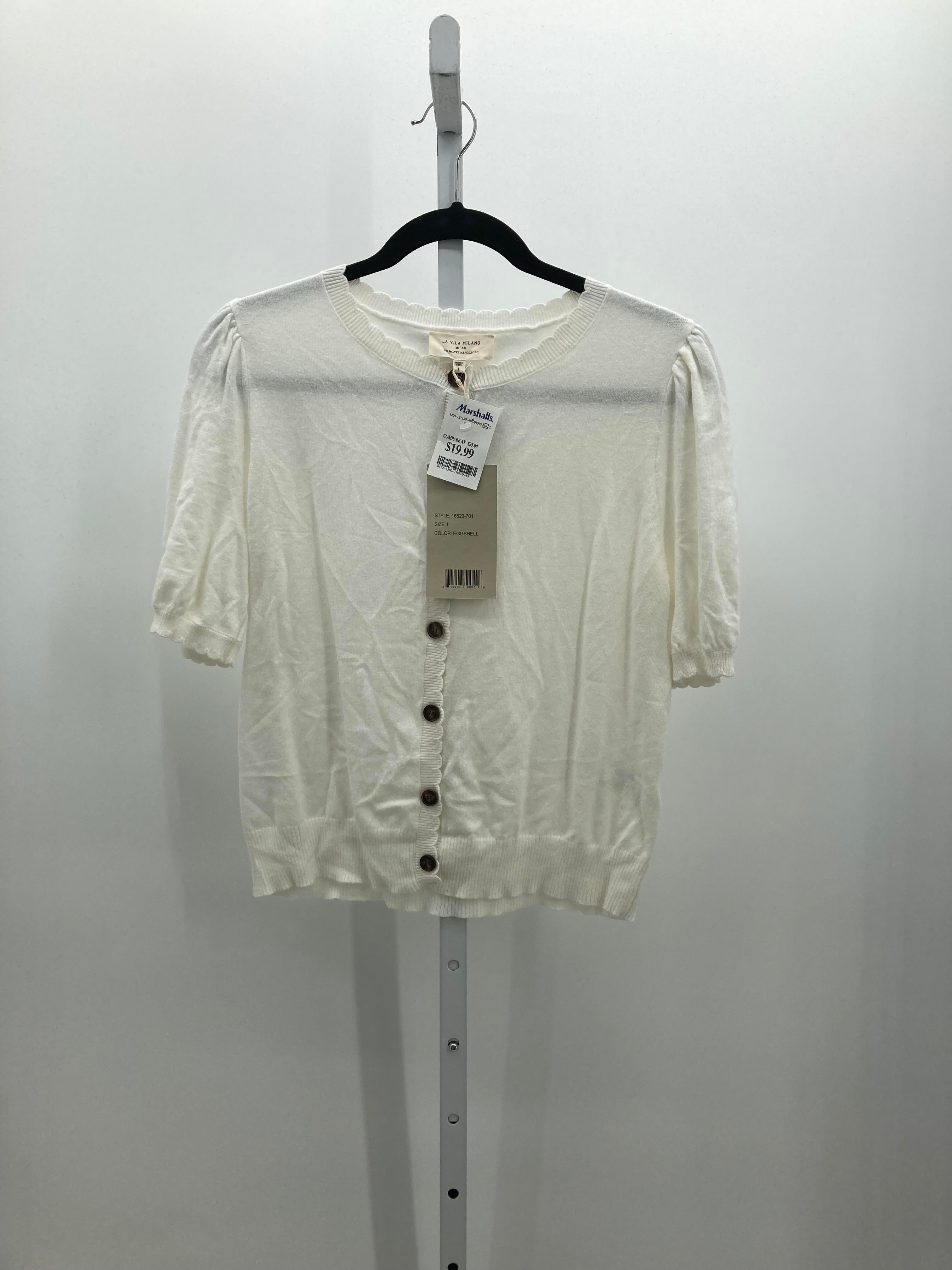 Size Large Misses Short Slv Sweater