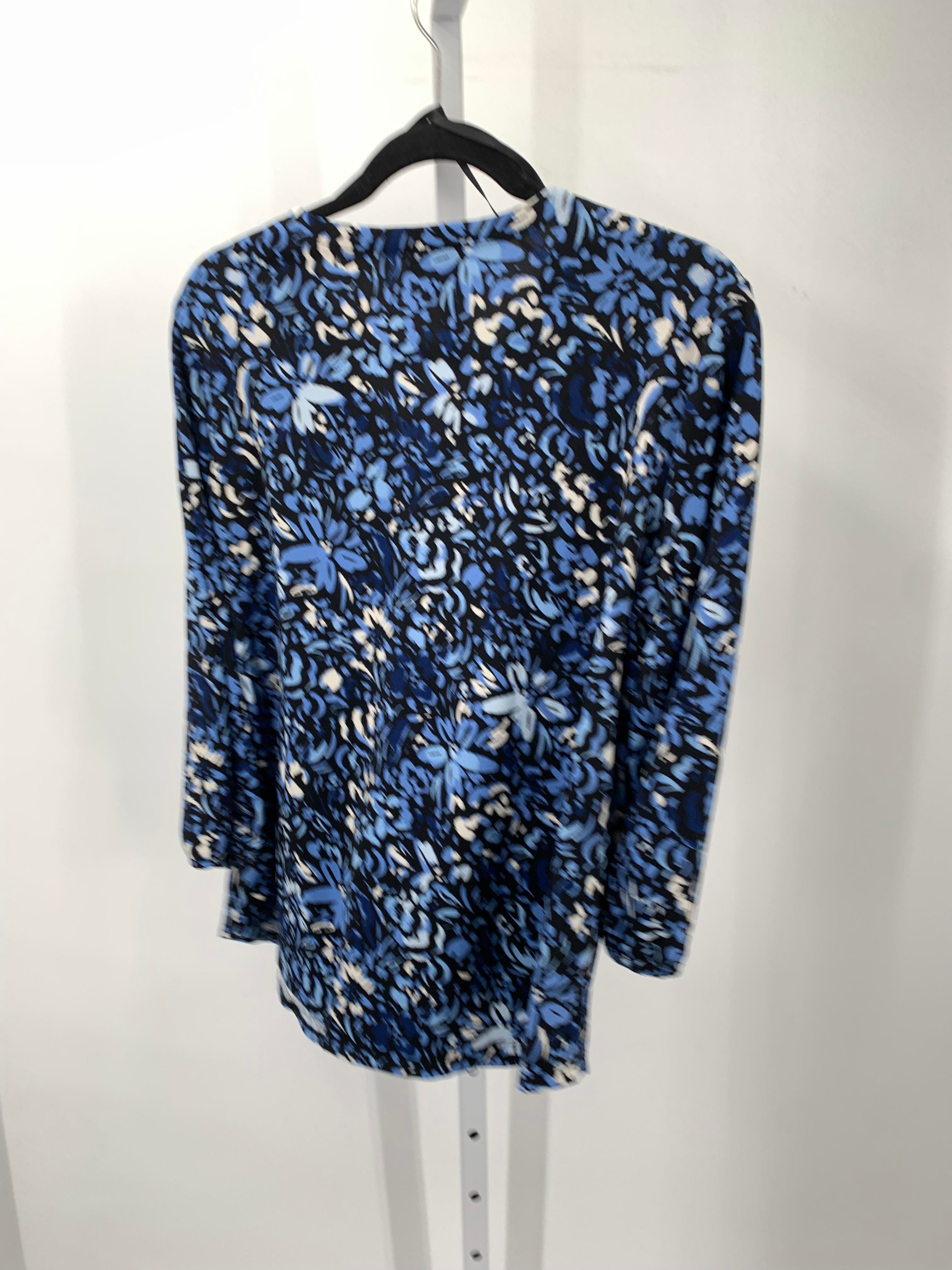 Jones New York Size Large Petite Petite 3/4 Sleeve Shirt