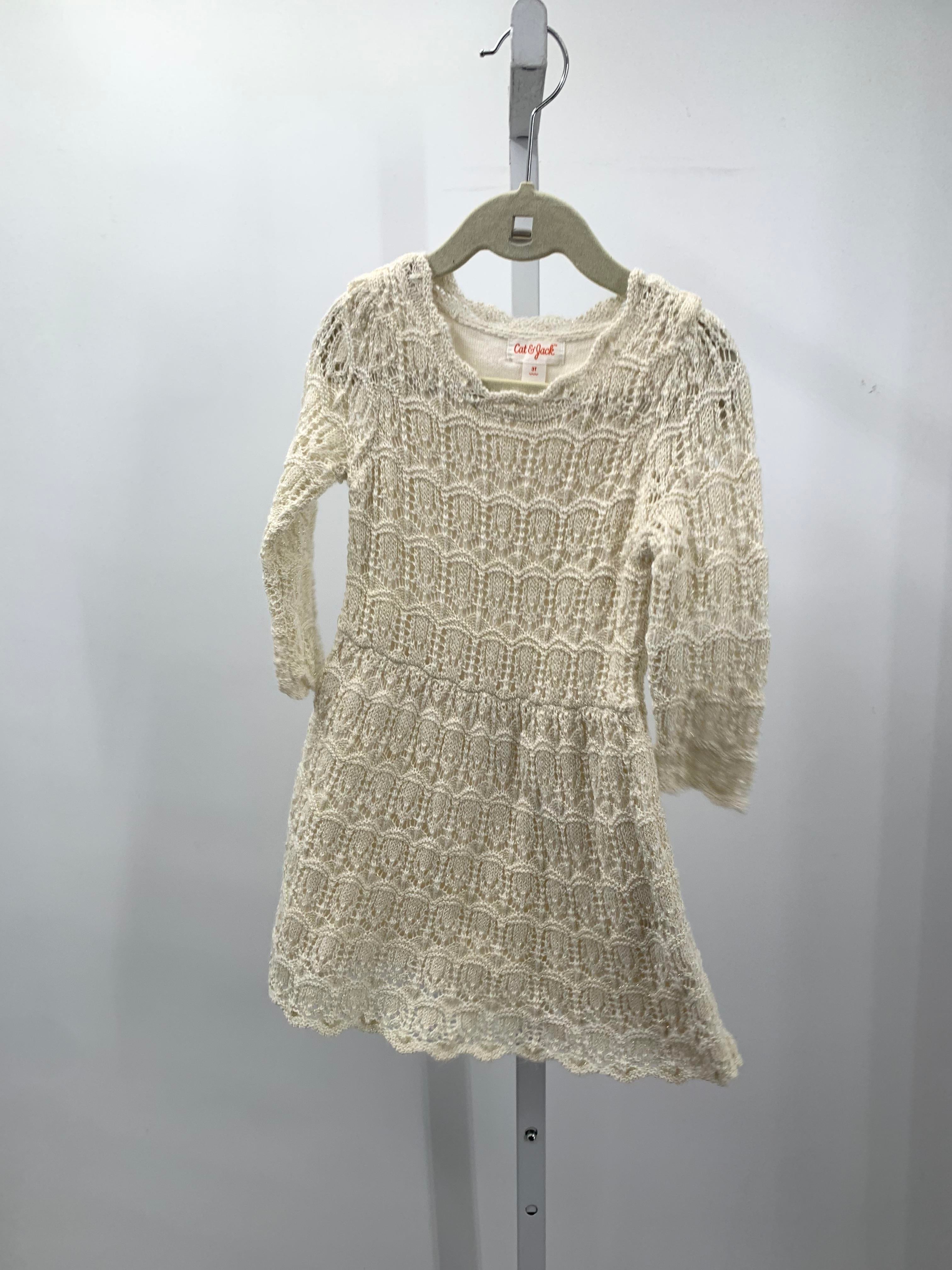 Cat & Jack Size 3T Girls Long Sleeve Dress