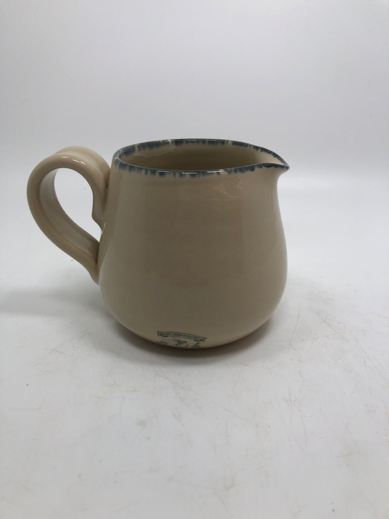 GARDEN PARTY STONEWARE SUNFLOWER CREAMER.