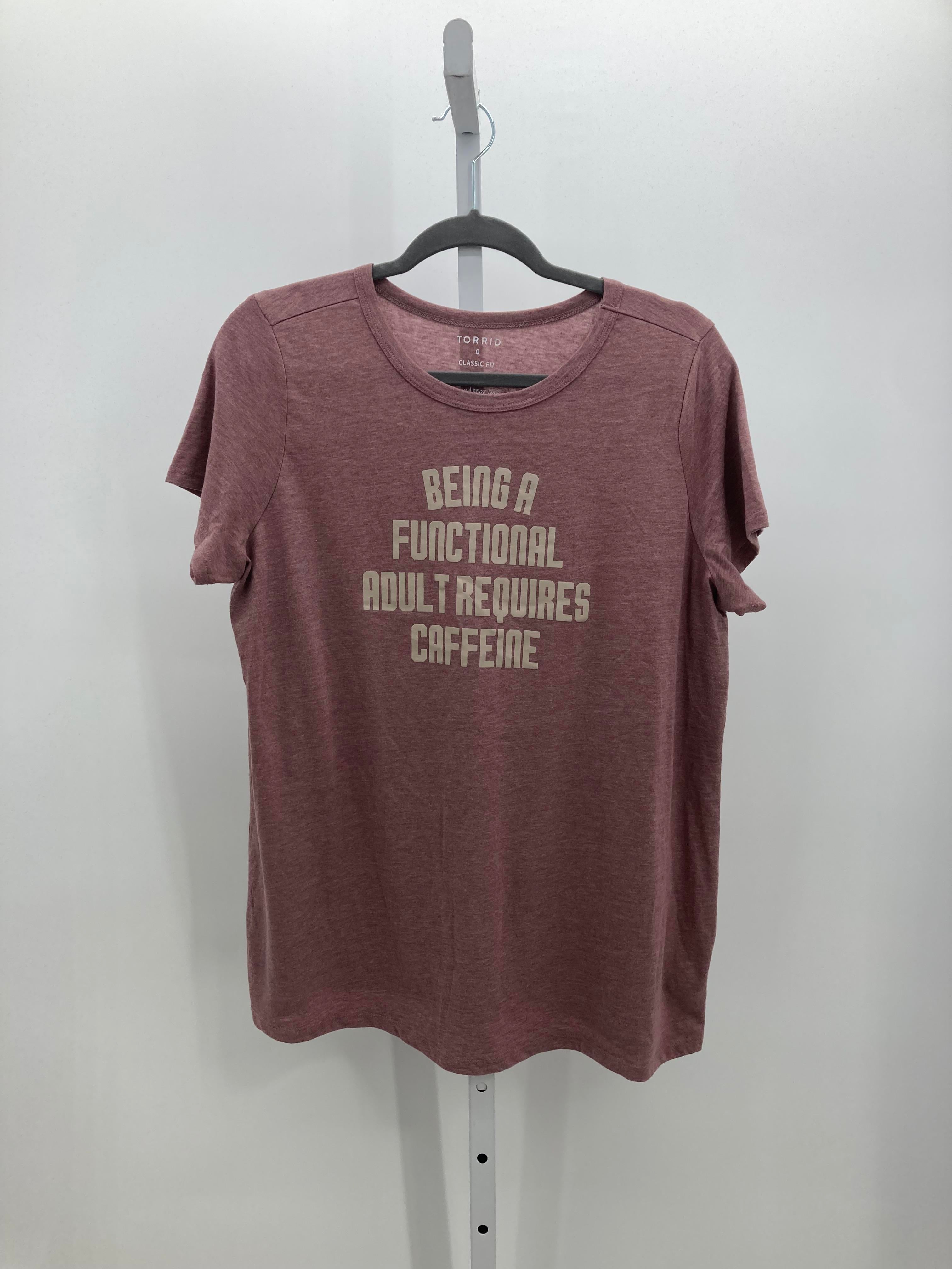 Torrid Size 0X Womens Short Sleeve Shirt