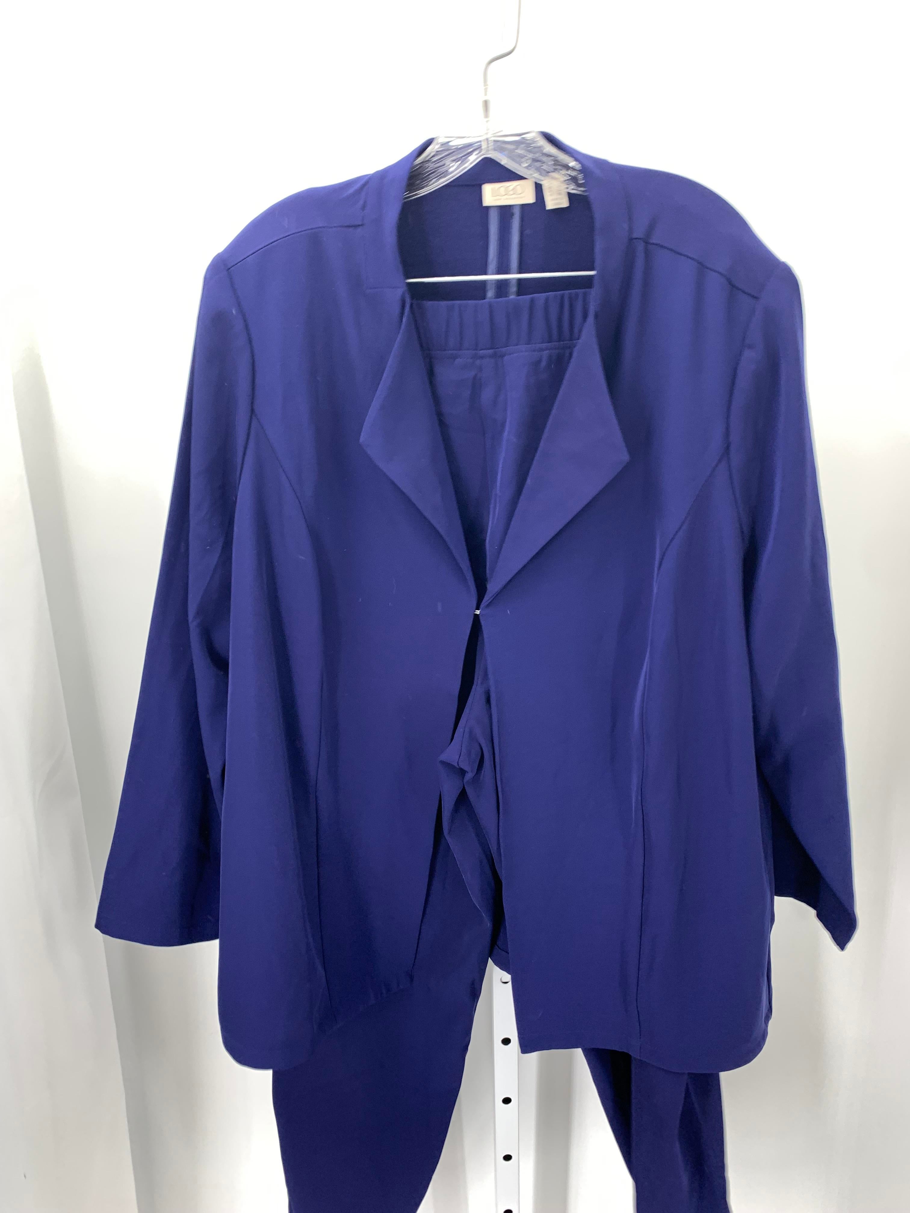LOGO Size 1X Womens 2 Piece