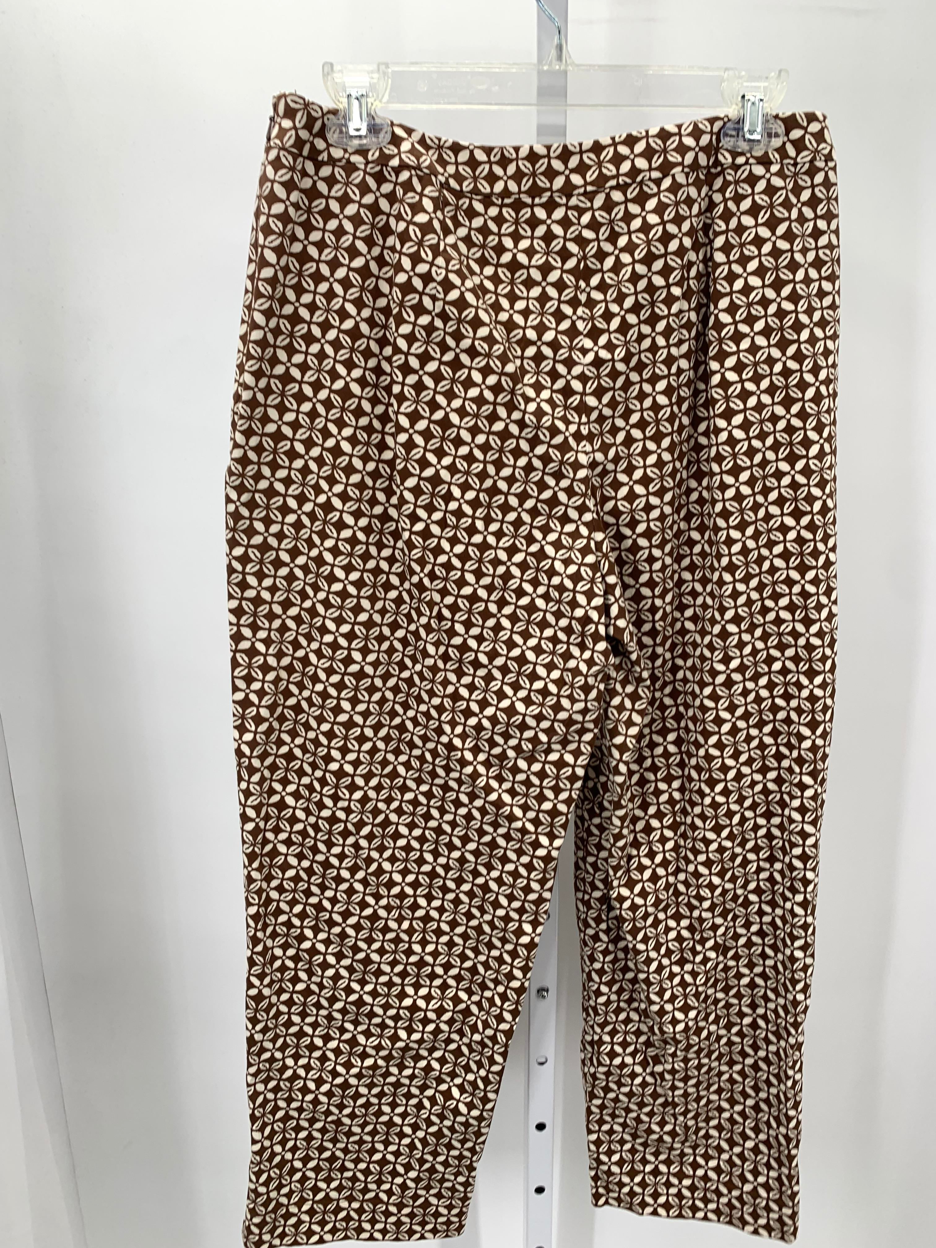 Talbots Size 10 Misses Cropped Pants