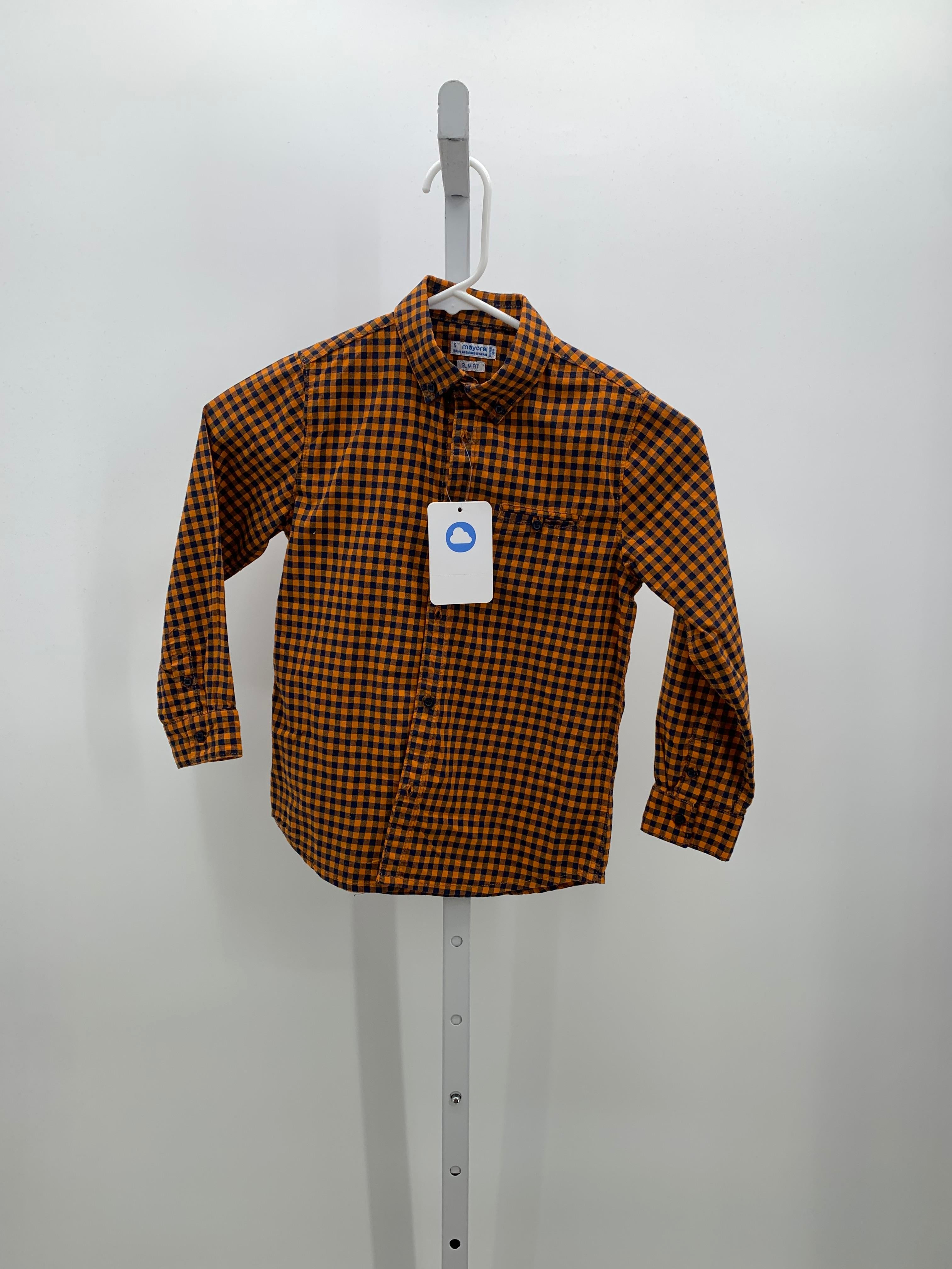 NEW NAVY PLAID BTN DOWN