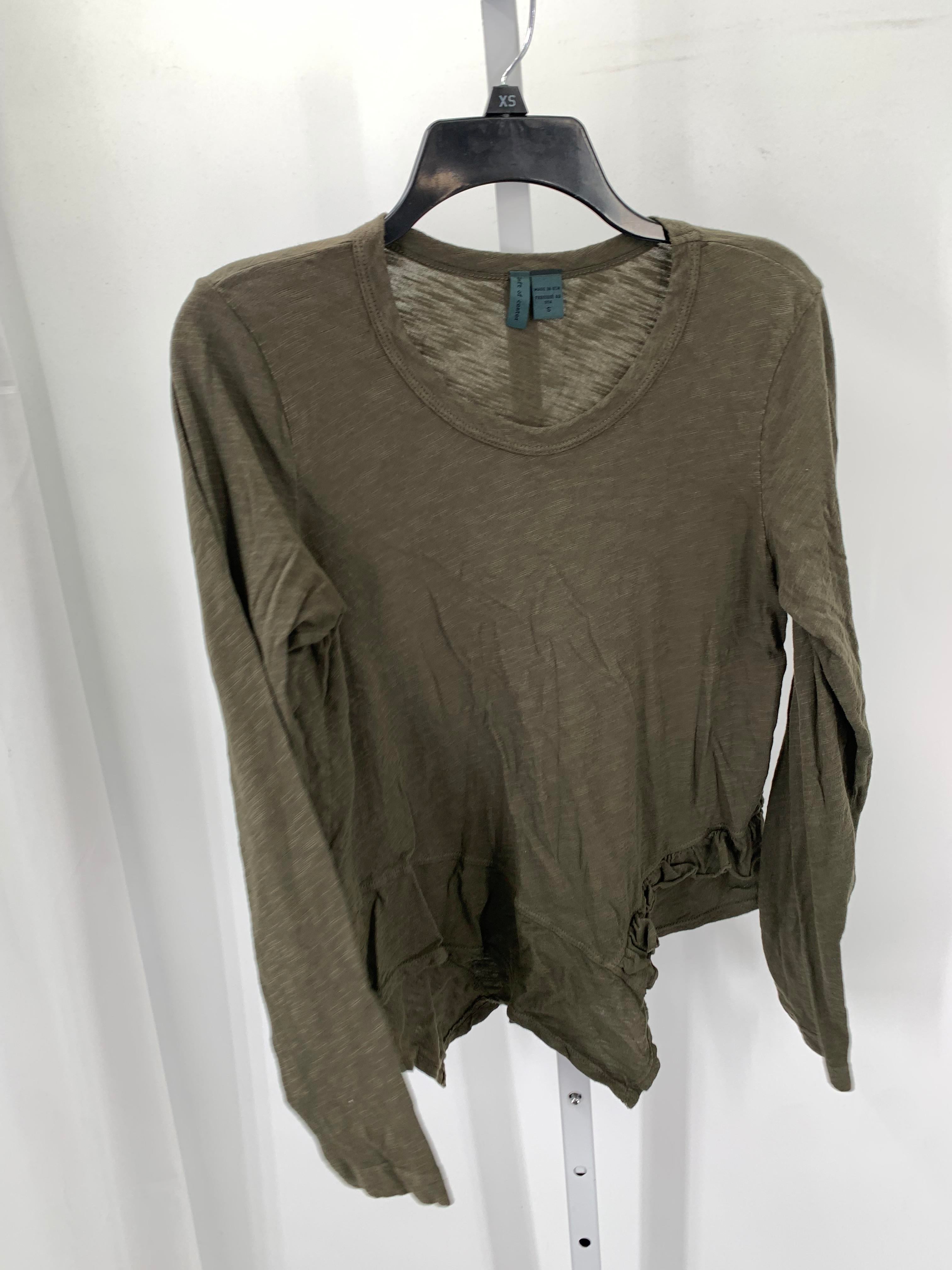 Left & Center Size Small Misses Long Sleeve Shirt