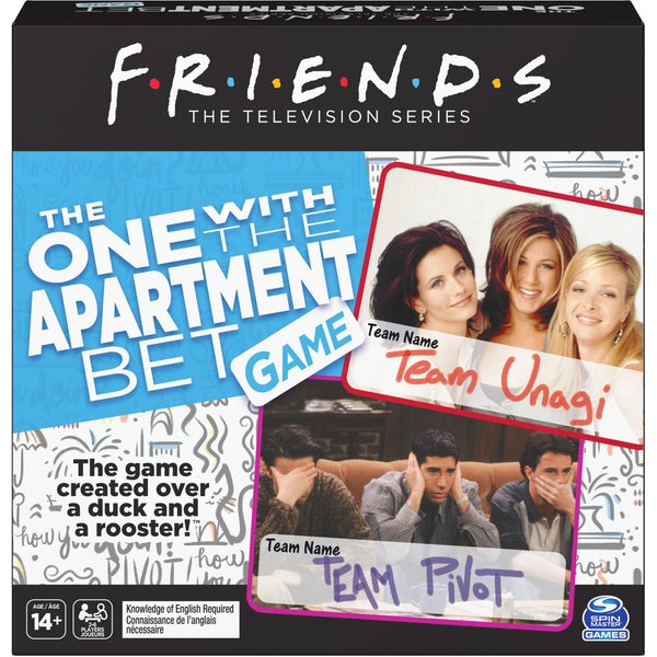 Friends TV Show the One with the Apartment Bet Party Game for Adults and Teens