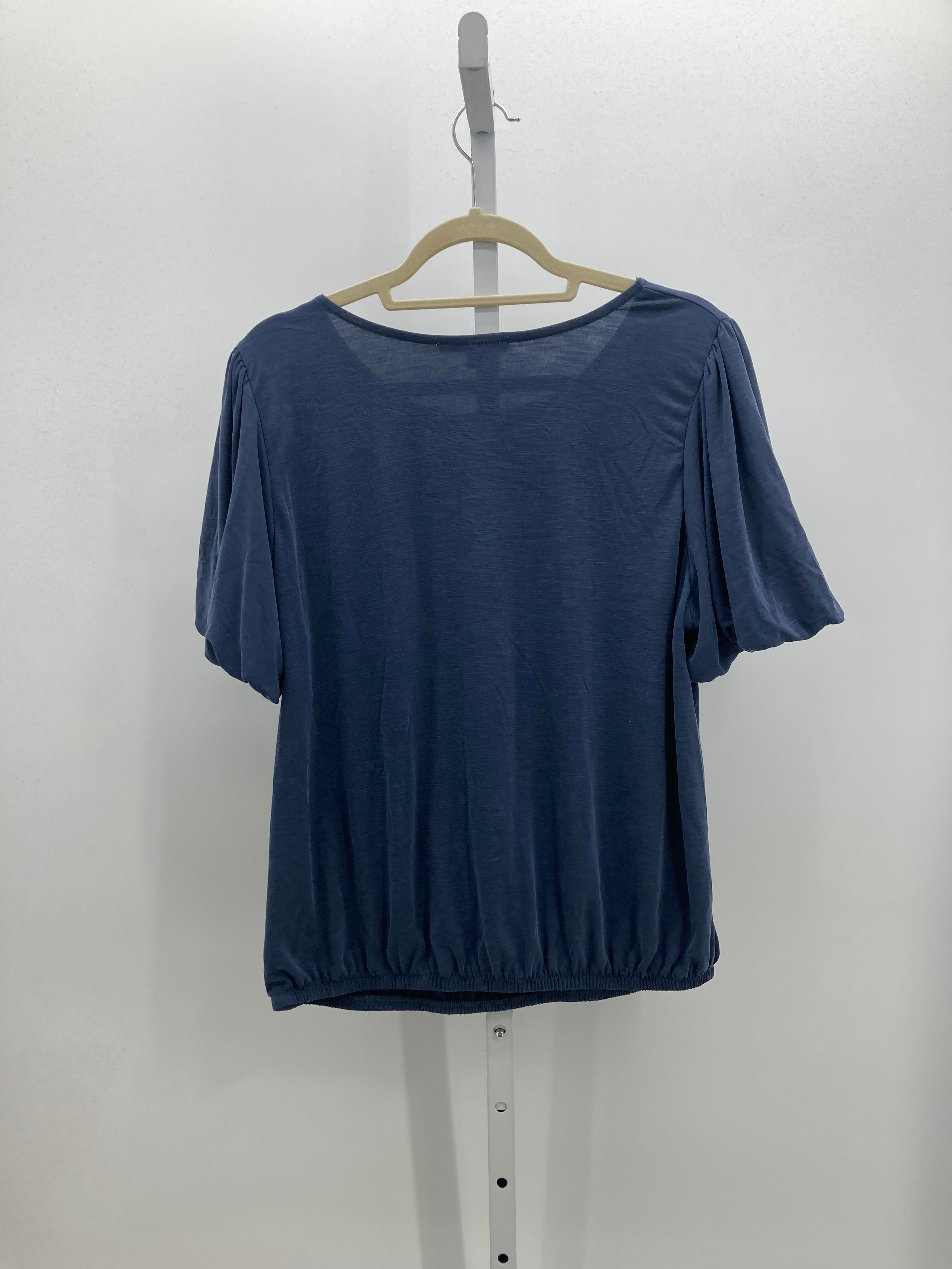 Green Envelope Size Extra Large Misses Short Sleeve Shirt