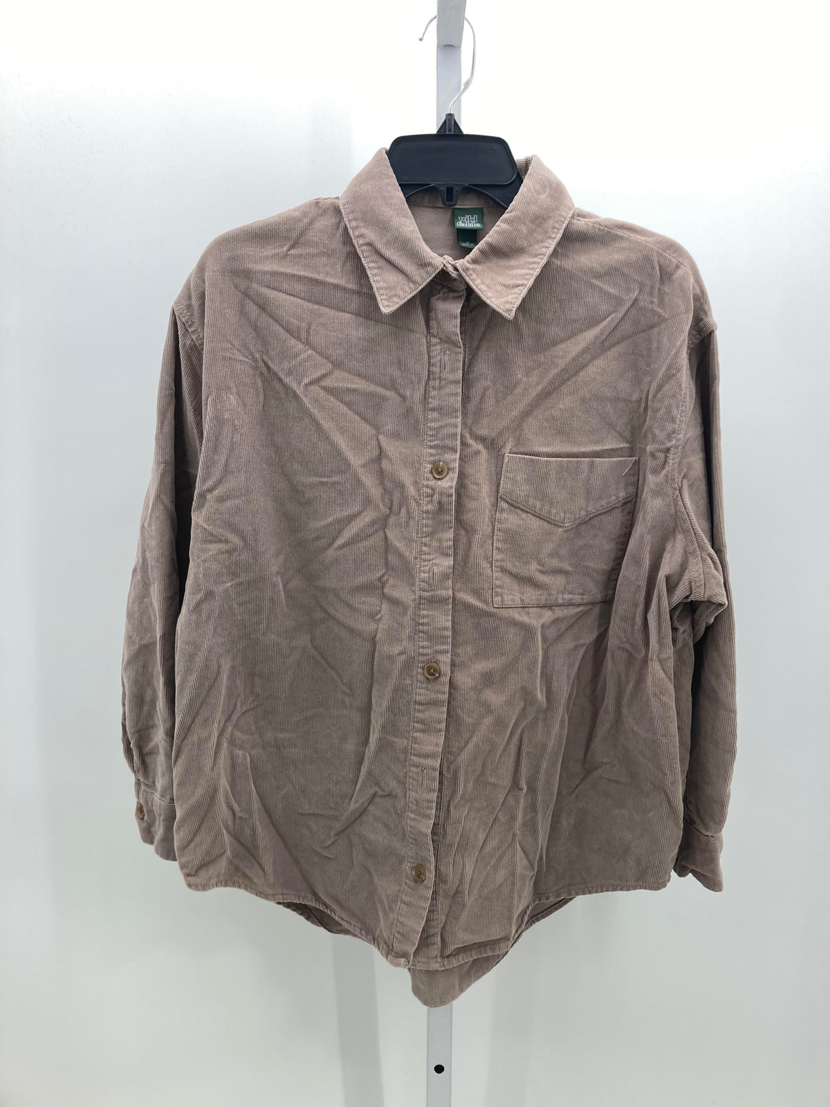 Wild Fable Size Medium Juniors Long Sleeve Shirt