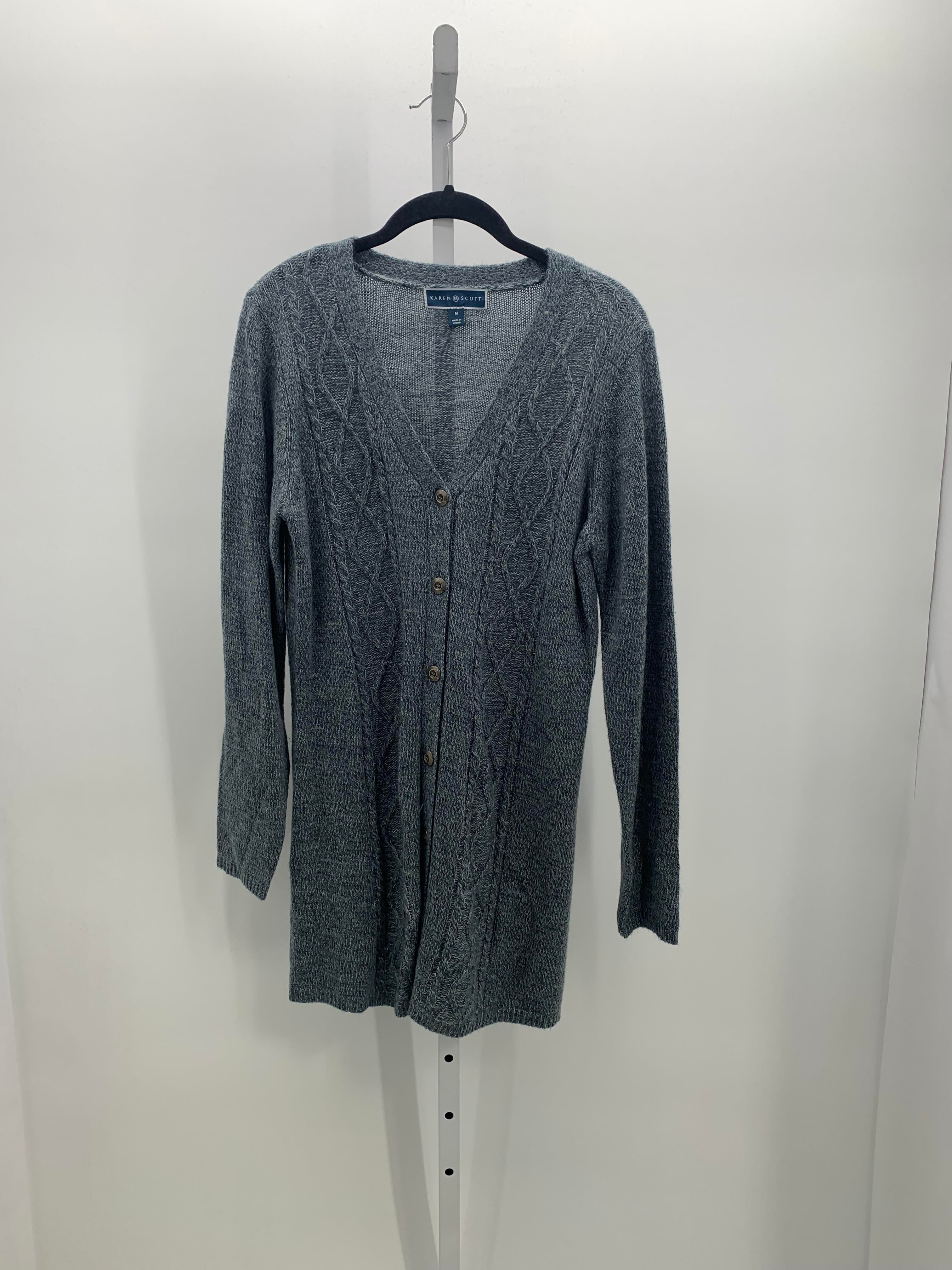 Karen Scott Size Medium Misses Long Slv Sweater